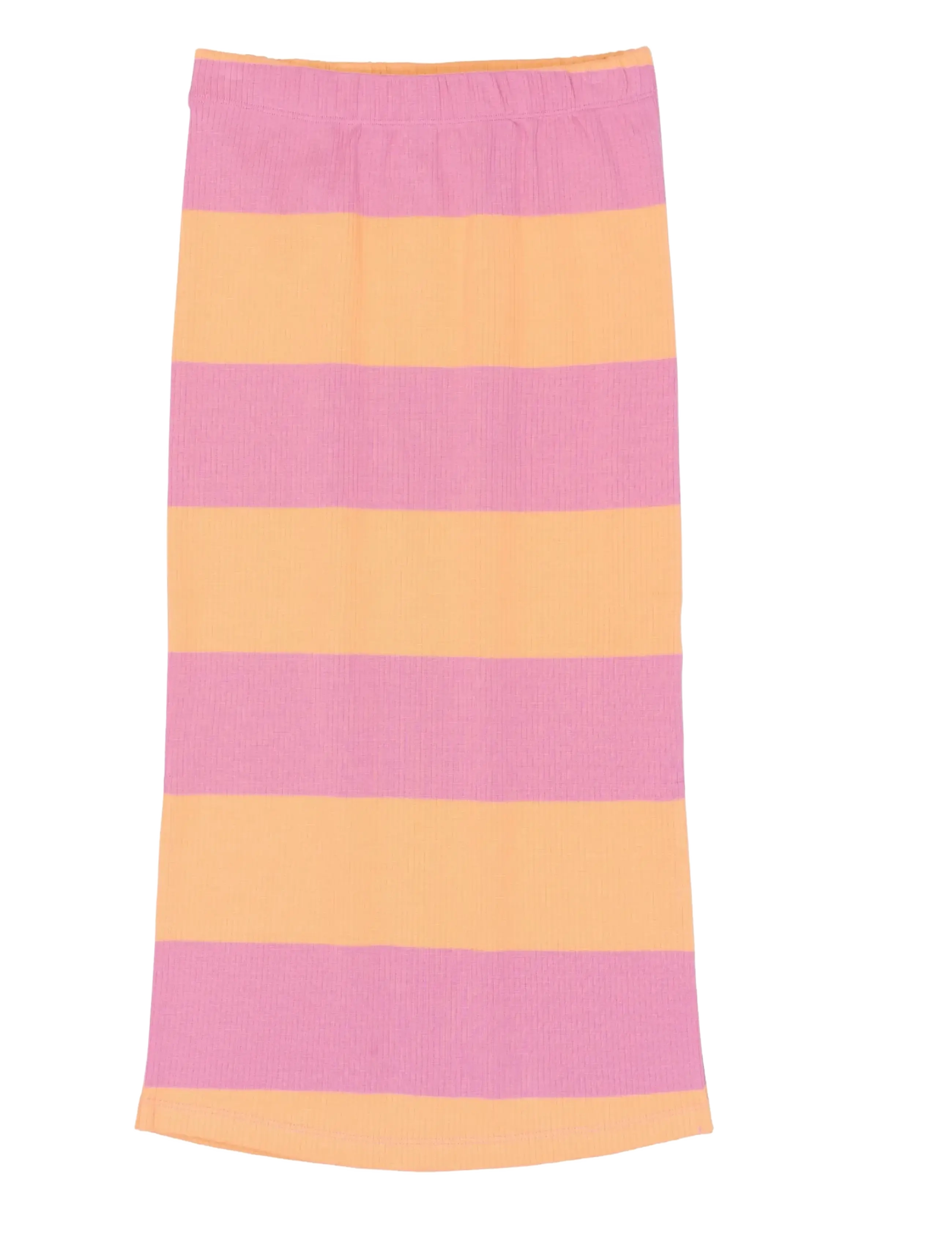 The New - TNTatiana Long Rib Skirt - maxi skirt - cashmere rose striped - 1