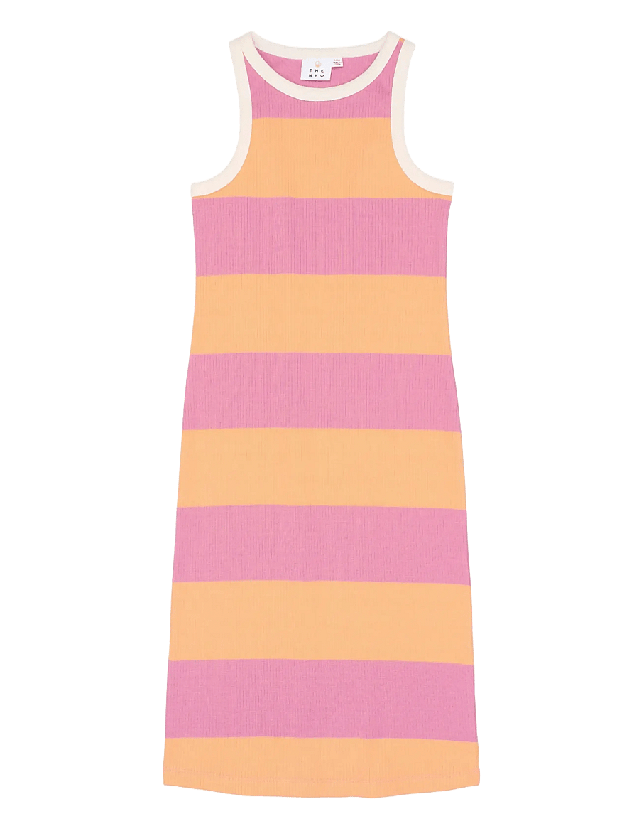 The New - TNTatiana S_L Rib Dress - robes décontractées sans manches - cashmere rose striped - 1