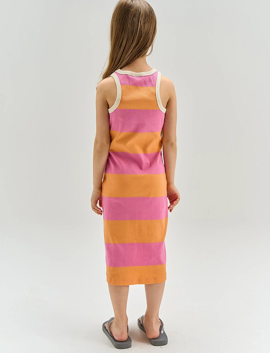 The New - TNTatiana S_L Rib Dress - robes décontractées sans manches - cashmere rose striped - 4