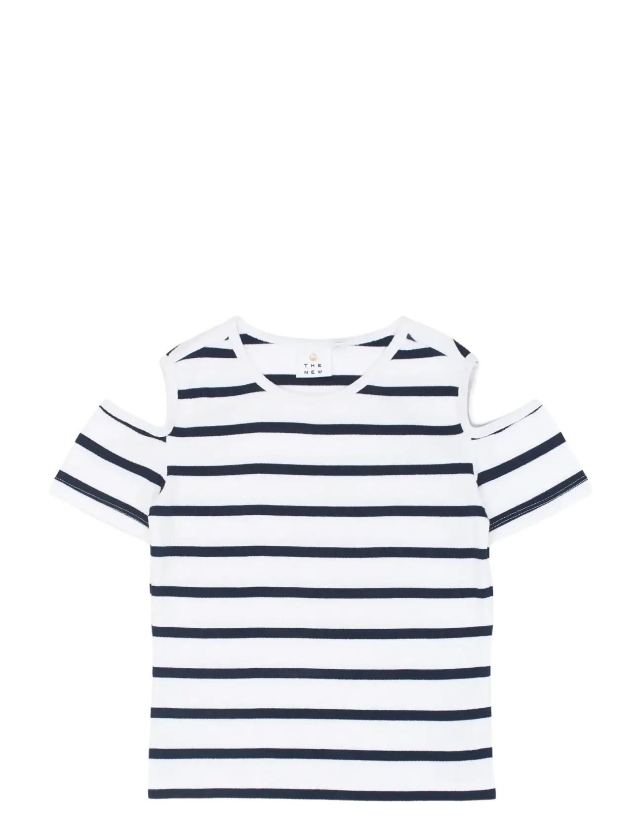 The New TNTish S_S Rib Tee - Inspiration - NAVY BLAZER STRIPED / white