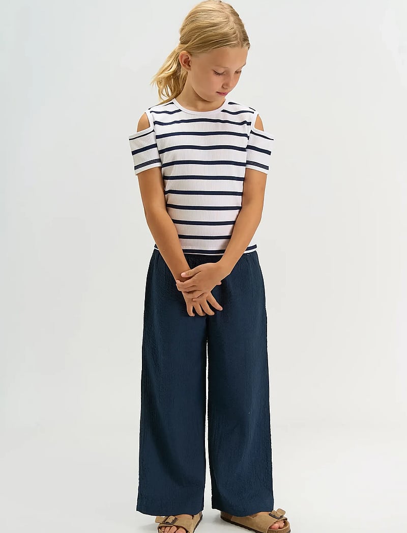 The New - TNTish S_S Rib Tee - kurzärmelige - navy blazer striped - 3