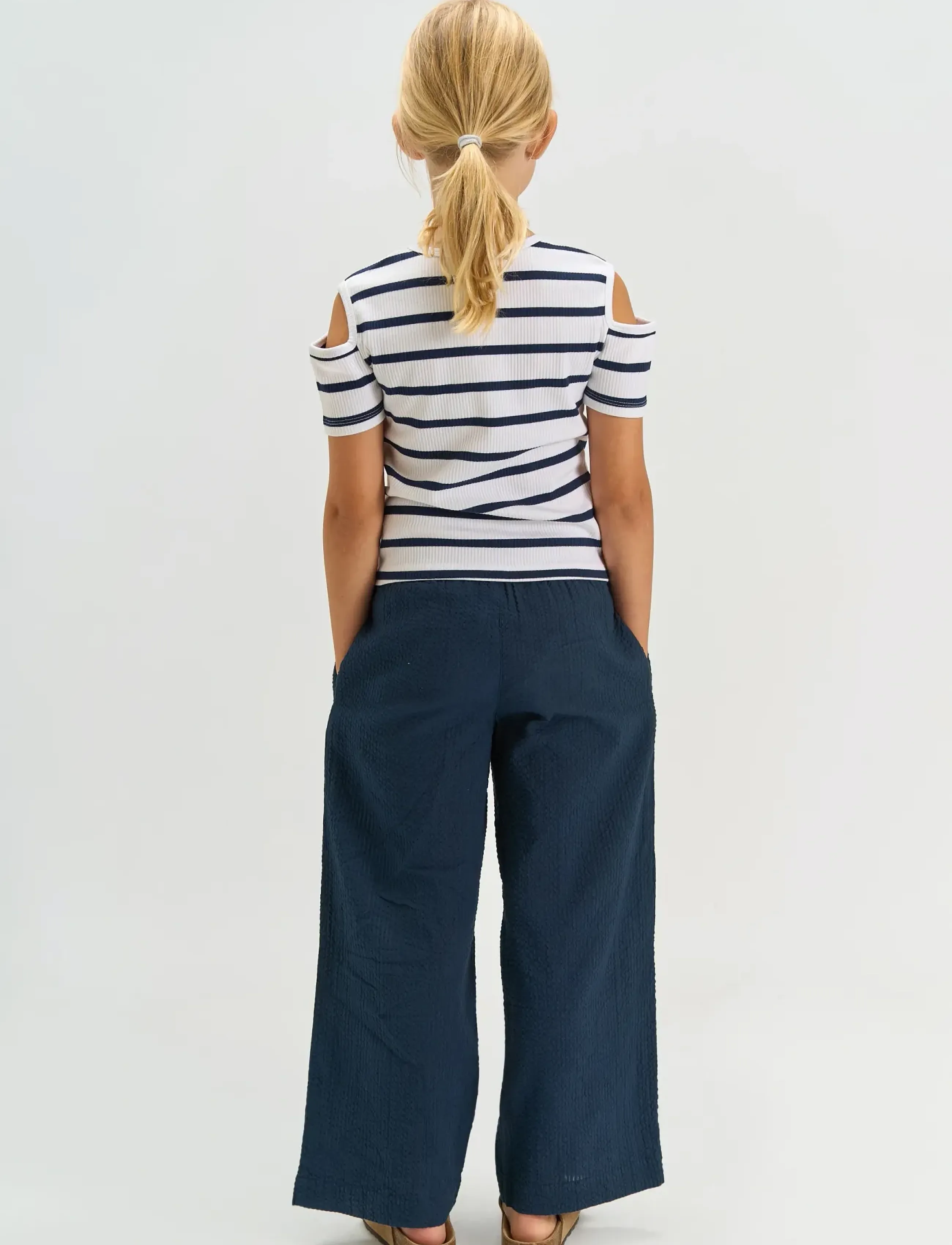 The New - TNTish S_S Rib Tee - kurzärmelige - navy blazer striped - 4