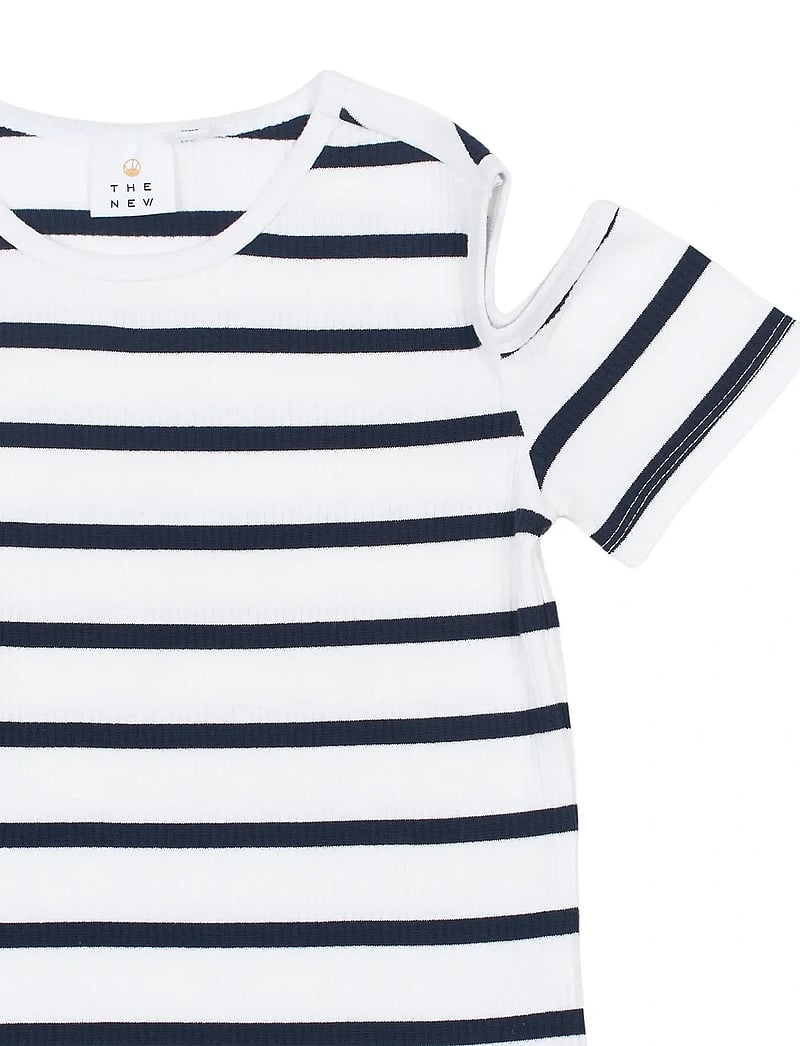 The New - TNTish S_S Rib Tee - kurzärmelige - navy blazer striped - 5