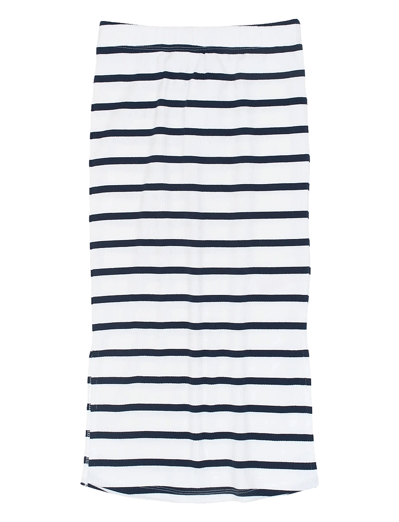 The New - TNTish Long Rib Skirt - maxi skirt - navy blazer striped - 1