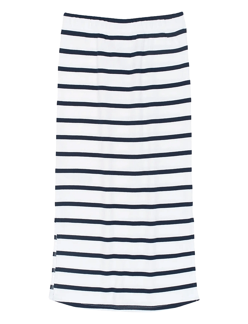 The New - TNTish Long Rib Skirt - maxi skirt - navy blazer striped - 2