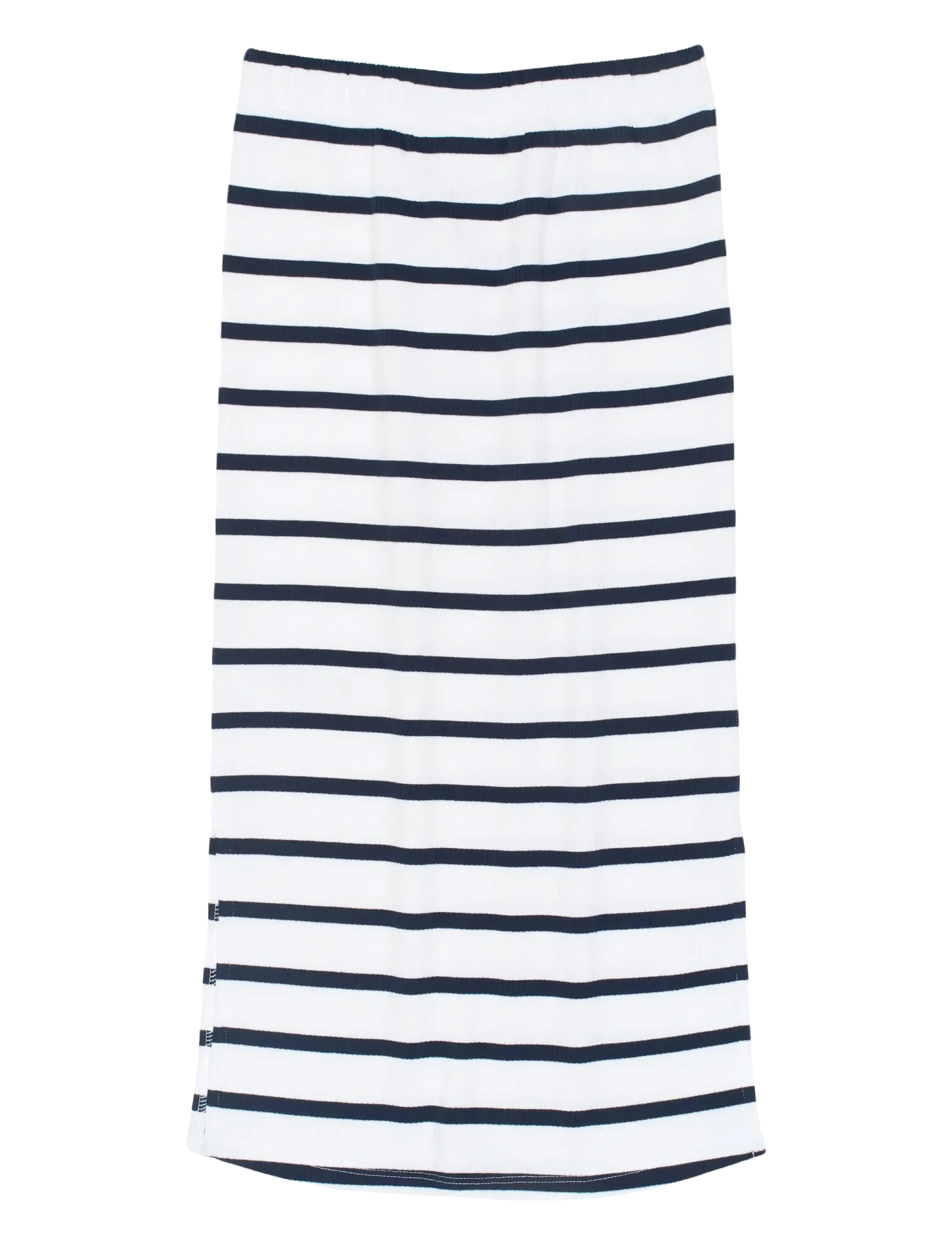The New - TNTish Long Rib Skirt - nederdele - navy blazer striped - 2