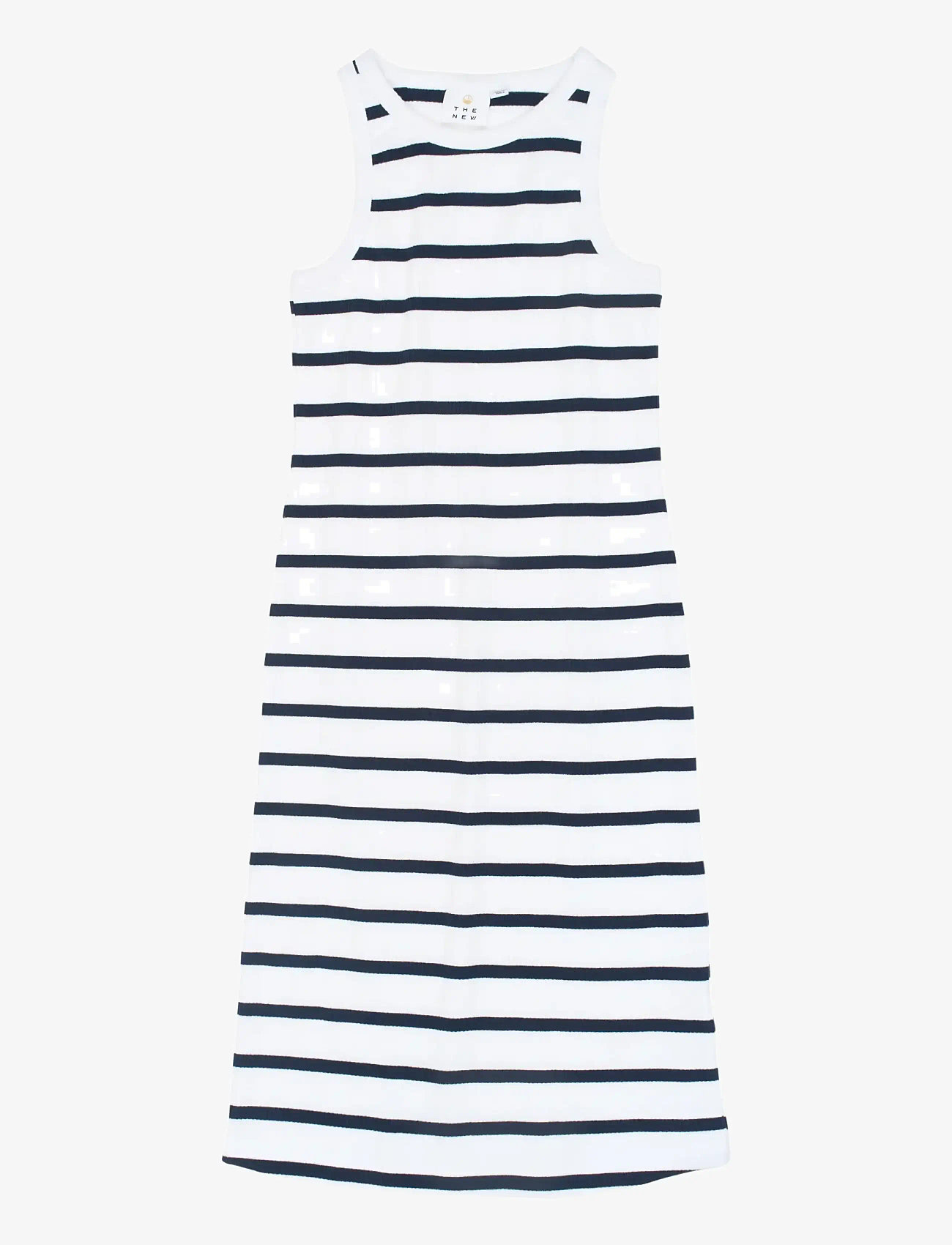 The New - TNTish S_L Rib Dress - Ärmellose freizeitkleider - navy blazer striped - 1