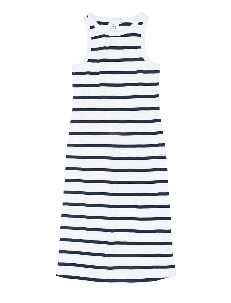 The New - TNTish S_L Rib Dress - Ärmellose freizeitkleider - navy blazer striped - 1