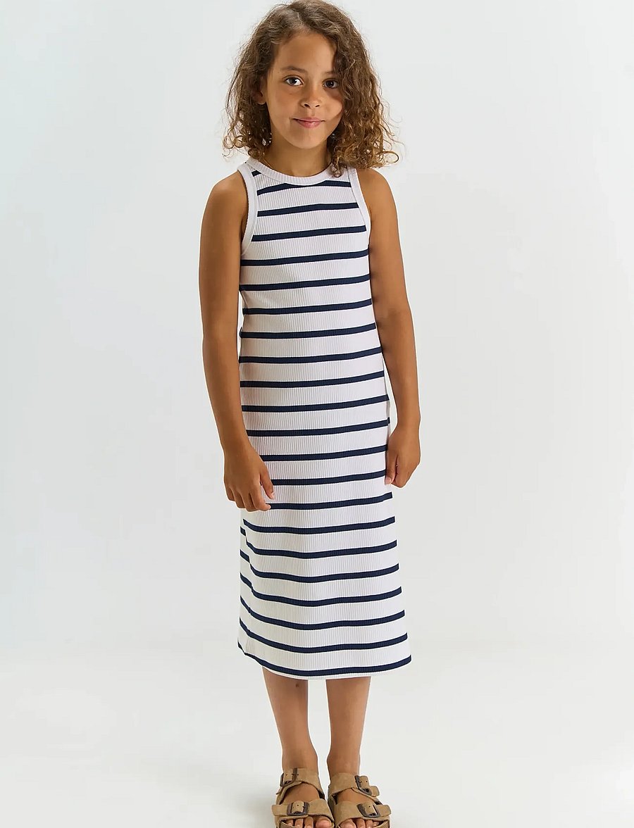 The New - TNTish S_L Rib Dress - Ærmeløse hverdagskjoler - navy blazer striped - 0