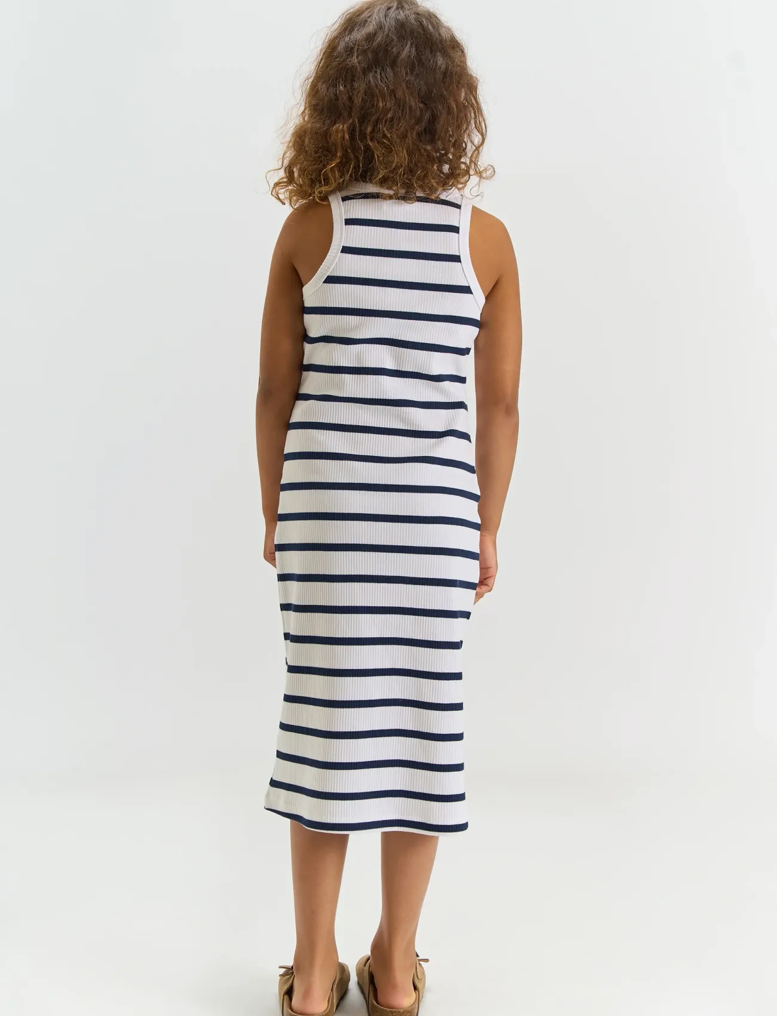 The New - TNTish S_L Rib Dress - Ærmeløse hverdagskjoler - navy blazer striped - 4