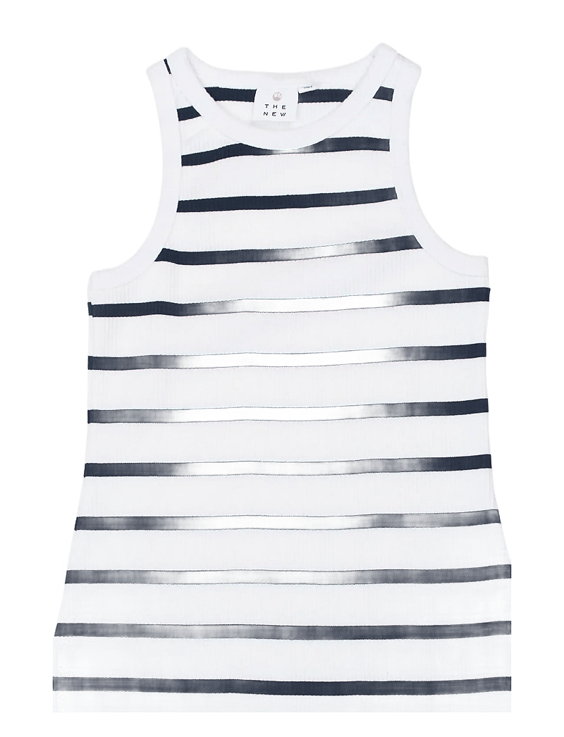The New - TNTish S_L Rib Dress - Ärmellose freizeitkleider - navy blazer striped - 3