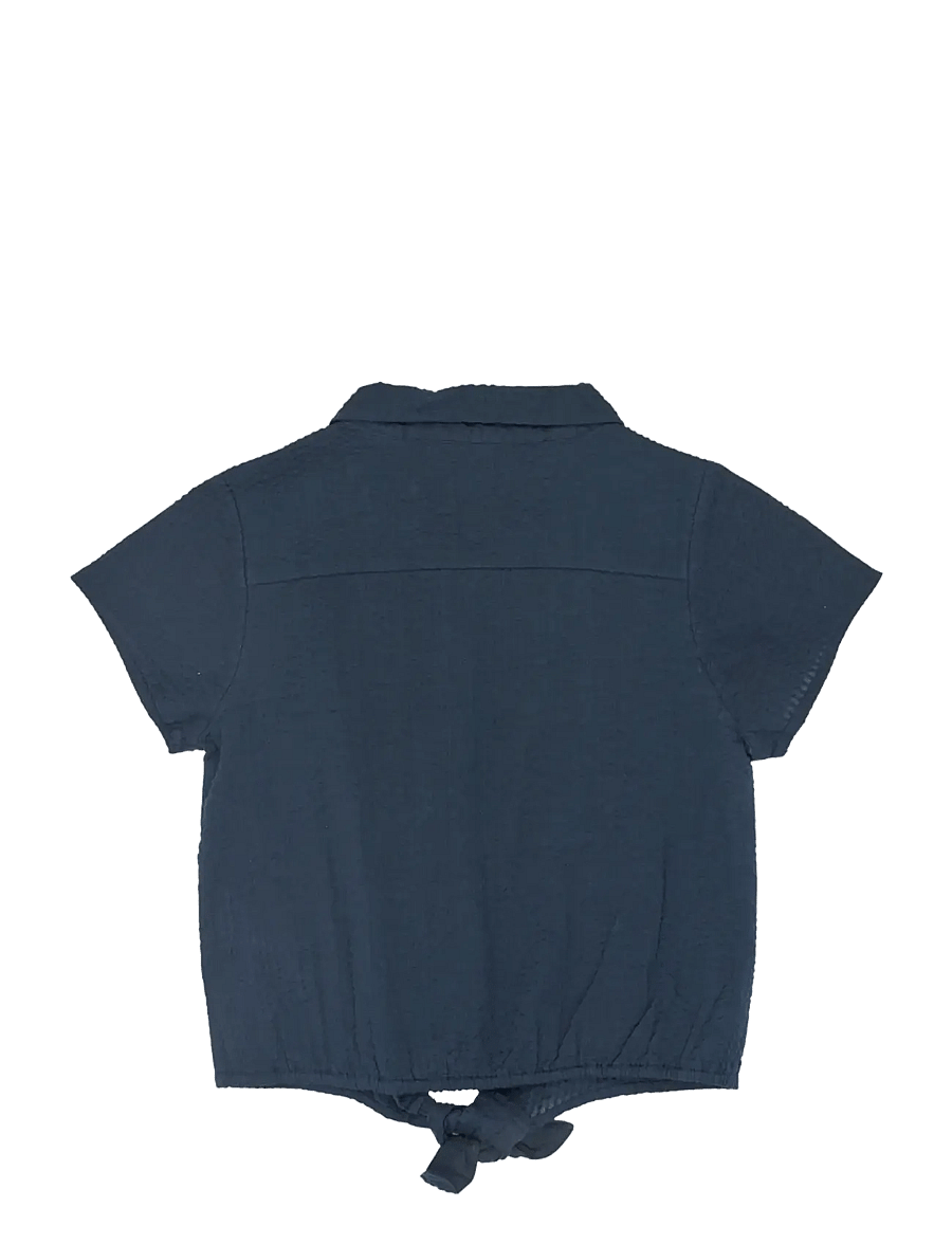 The New - TNTessa S_S Shirt - marškiniai trumpomis rankovėmis - navy blazer - 2