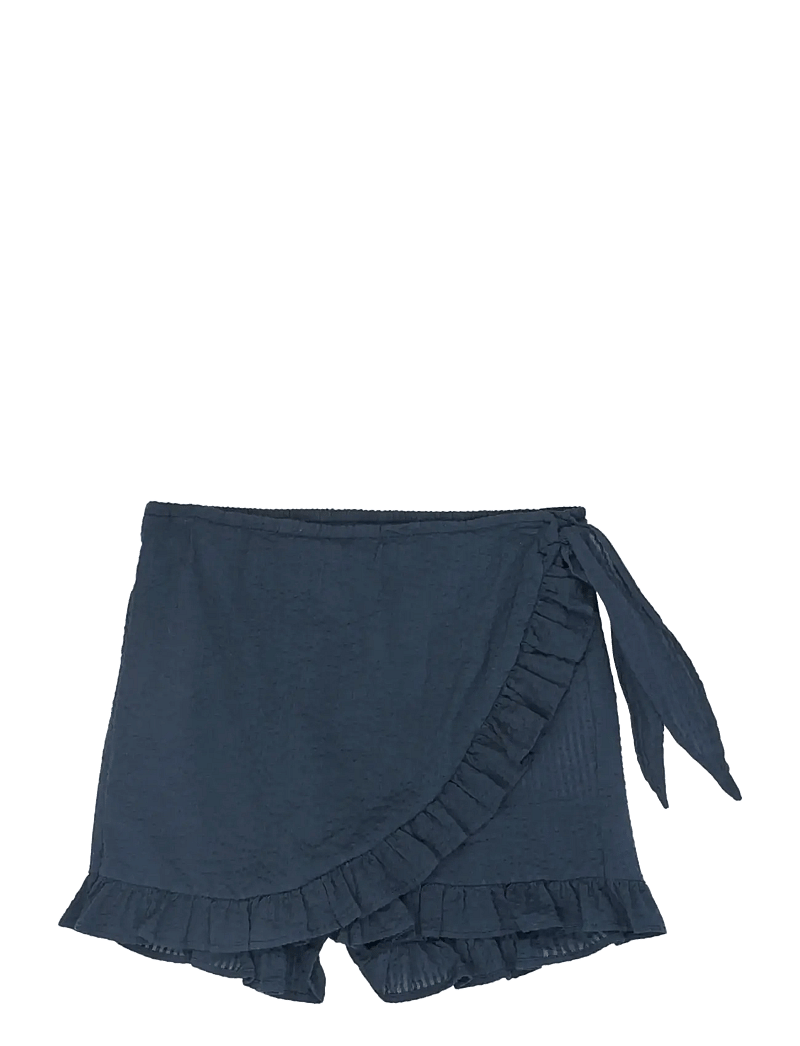 The New - TNTessa Wrap Shorts - casual shorts - navy blazer - 1