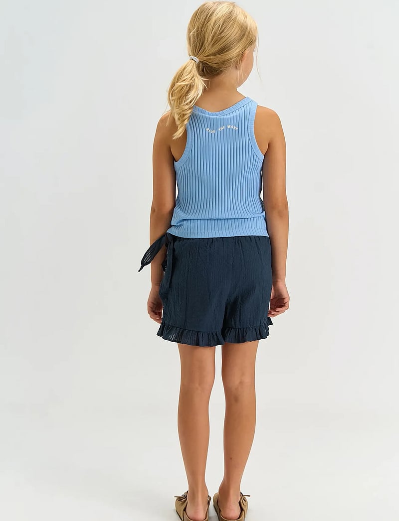 The New - TNTessa Wrap Shorts - casual shorts - navy blazer - 4
