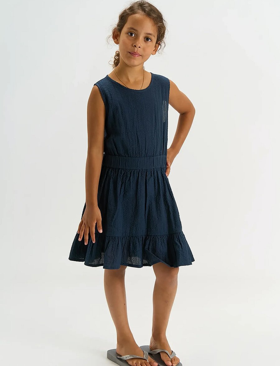 The New - TNTessa S_L Dress - Ärmellose freizeitkleider - navy blazer - 0