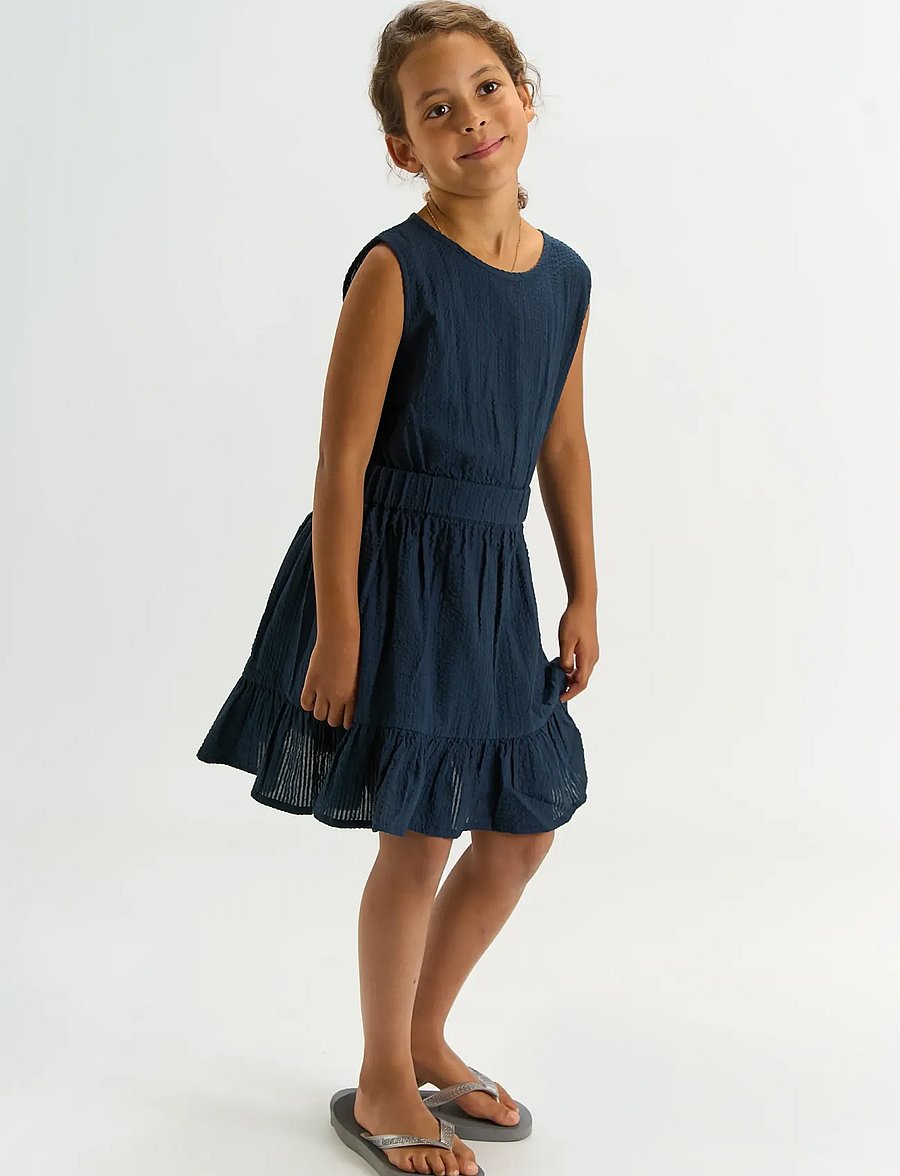 The New - TNTessa S_L Dress - Ärmellose freizeitkleider - navy blazer - 3
