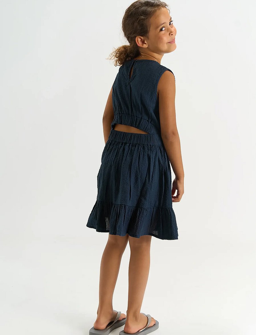 The New - TNTessa S_L Dress - Ærmeløse hverdagskjoler - navy blazer - 4