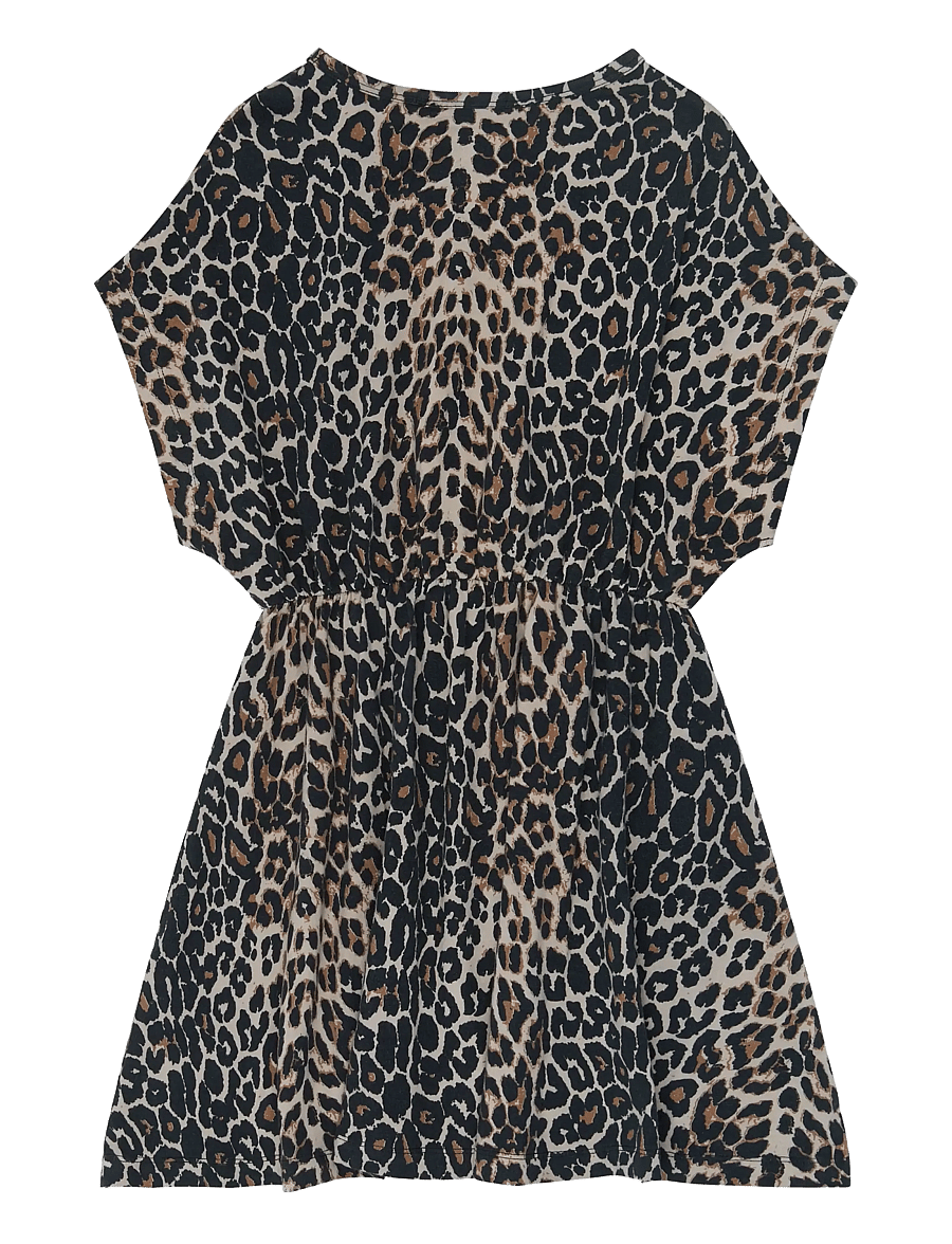 The New - TNTrue S_S Dress - kortærmede hverdagskjoler - rainy day aop tn - 2