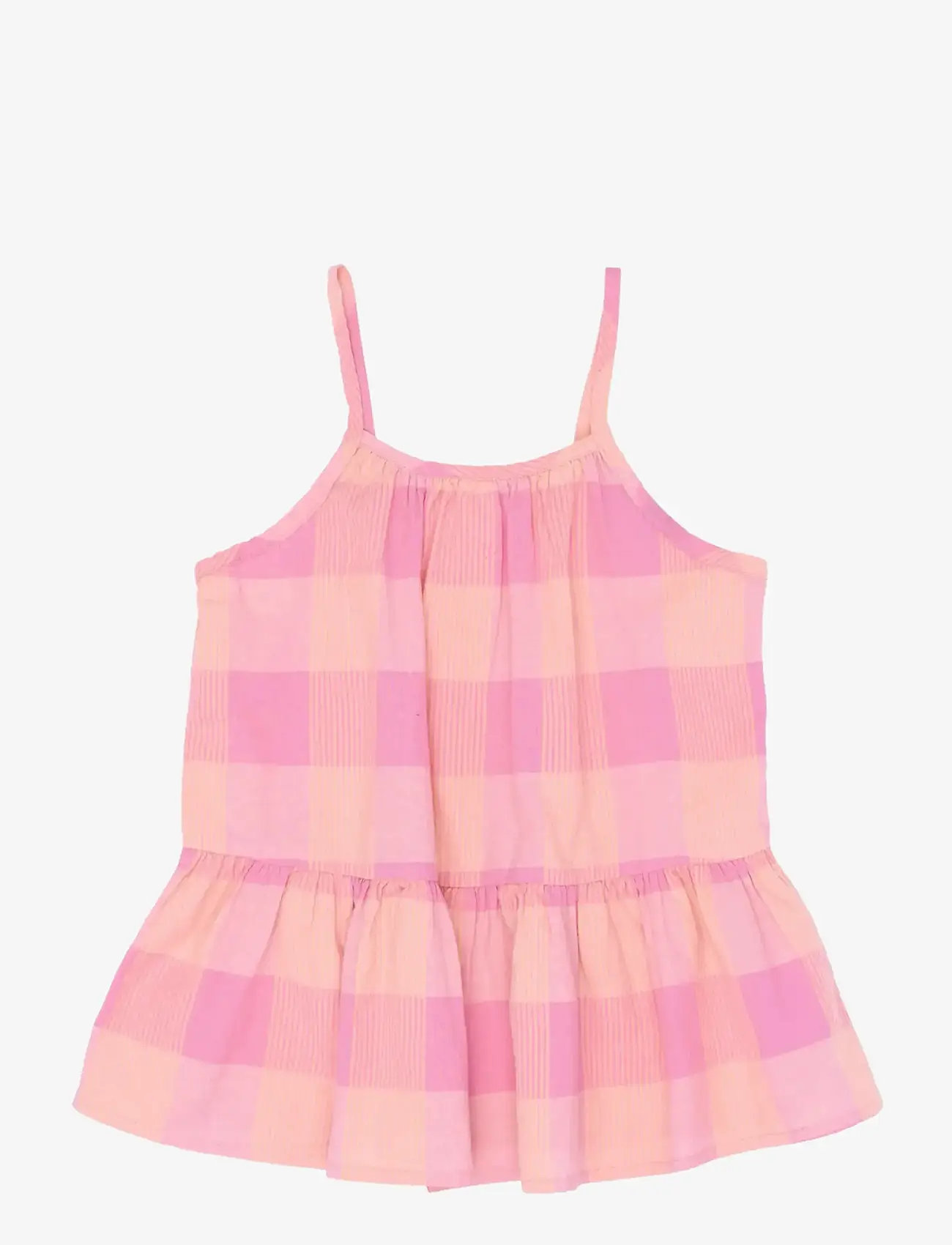 The New - TNTasmine Strap Top - blūzes un tunikas - cashmere rose checked - 1