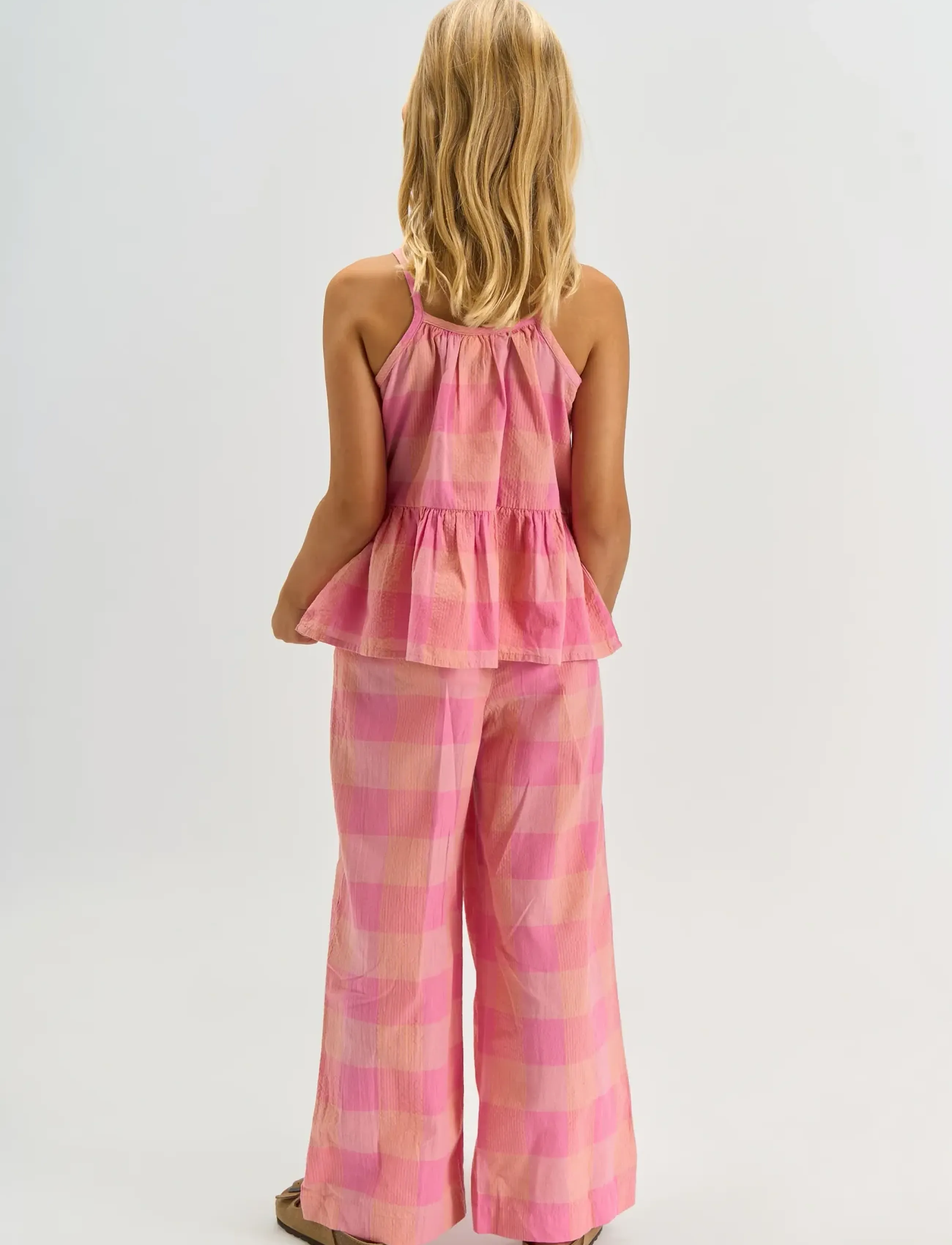 The New - TNTasmine Strap Top - zomerkoopjes - cashmere rose checked - 3