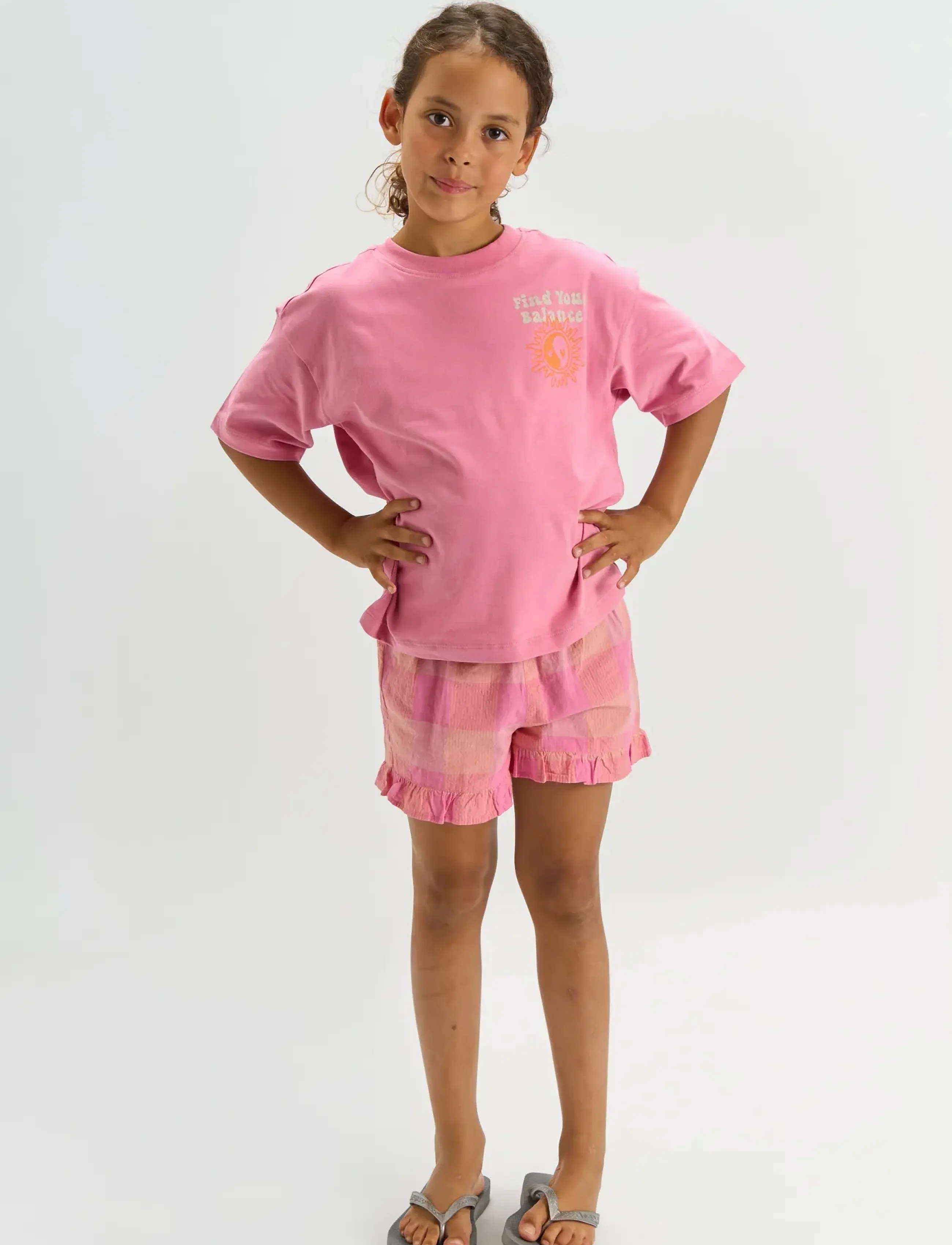 The New TNTasmine Shorts - Shorts - CASHMERE ROSE CHECKED / pink/rose