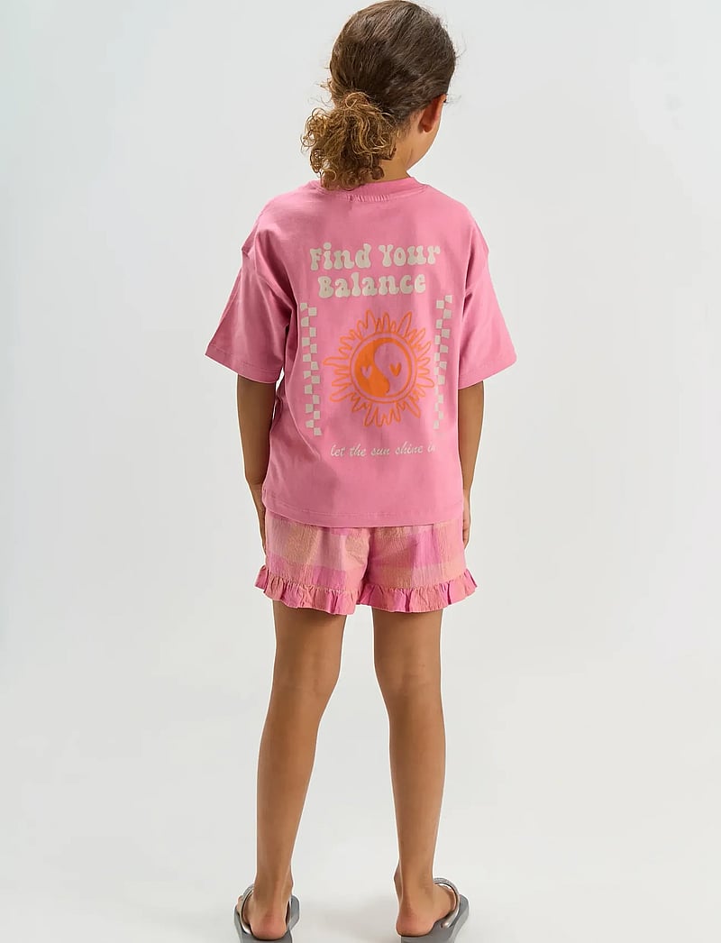The New - TNTasmine Shorts - casual shorts - cashmere rose checked - 4