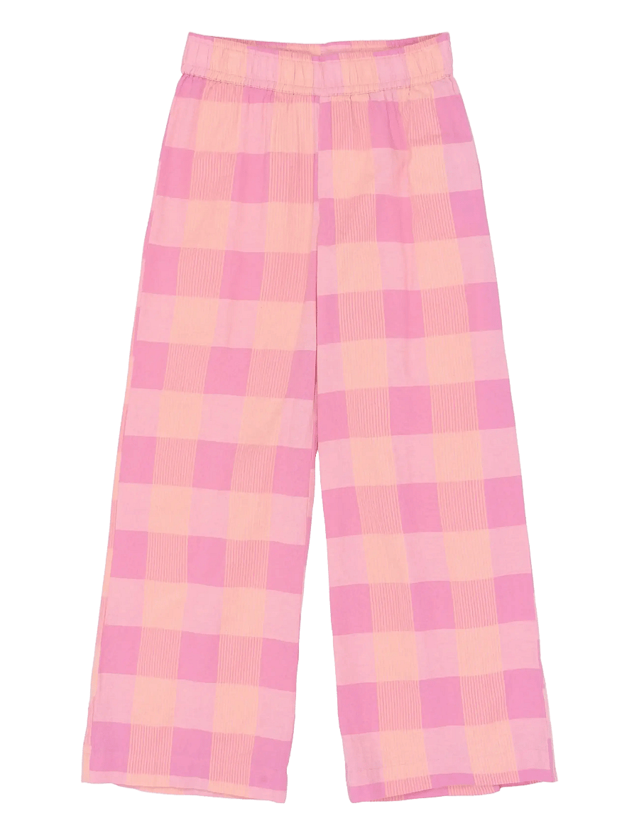 The New - TNTasmine Wide Pants - osta vanuse järgi - cashmere rose checked - 1