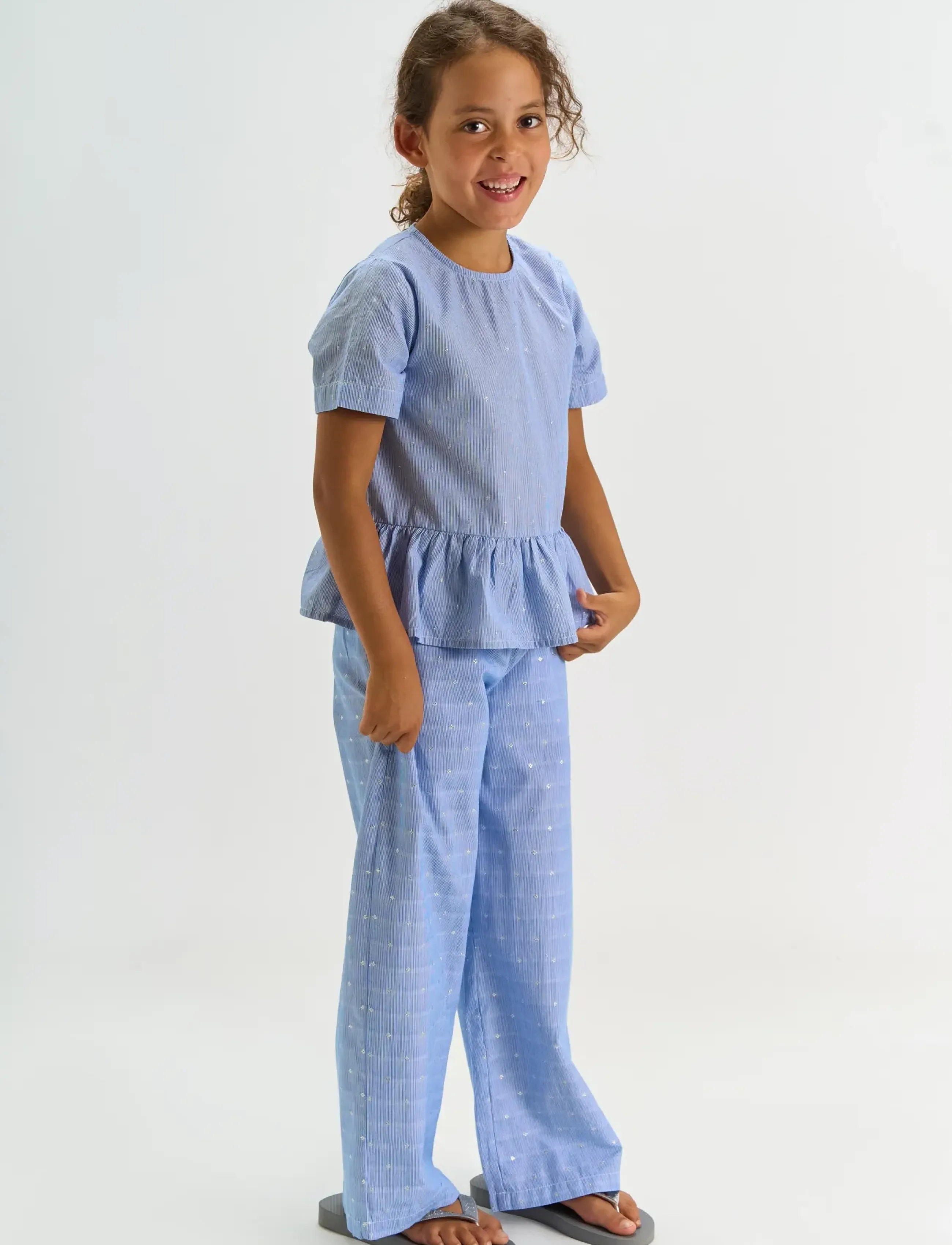 The New TNTheresa Wide Pants - Broeken - FOREVER BLUE STRIPED / blue