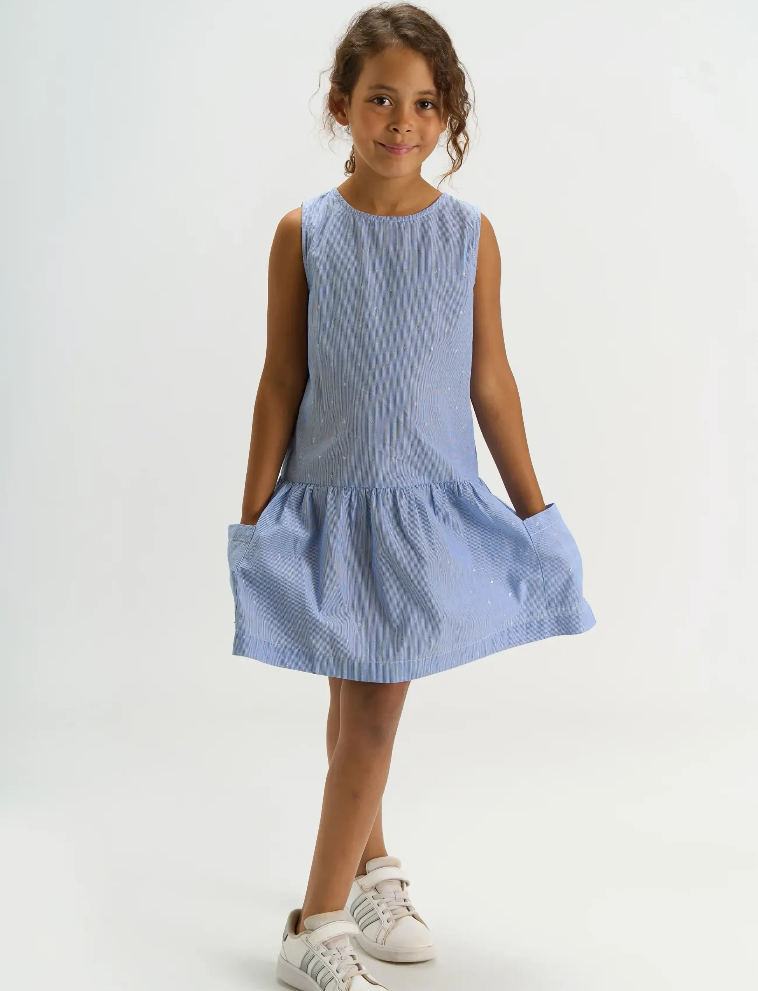 The New - TNTheresa S_L Dress - Ärmellose freizeitkleider - forever blue striped - 4