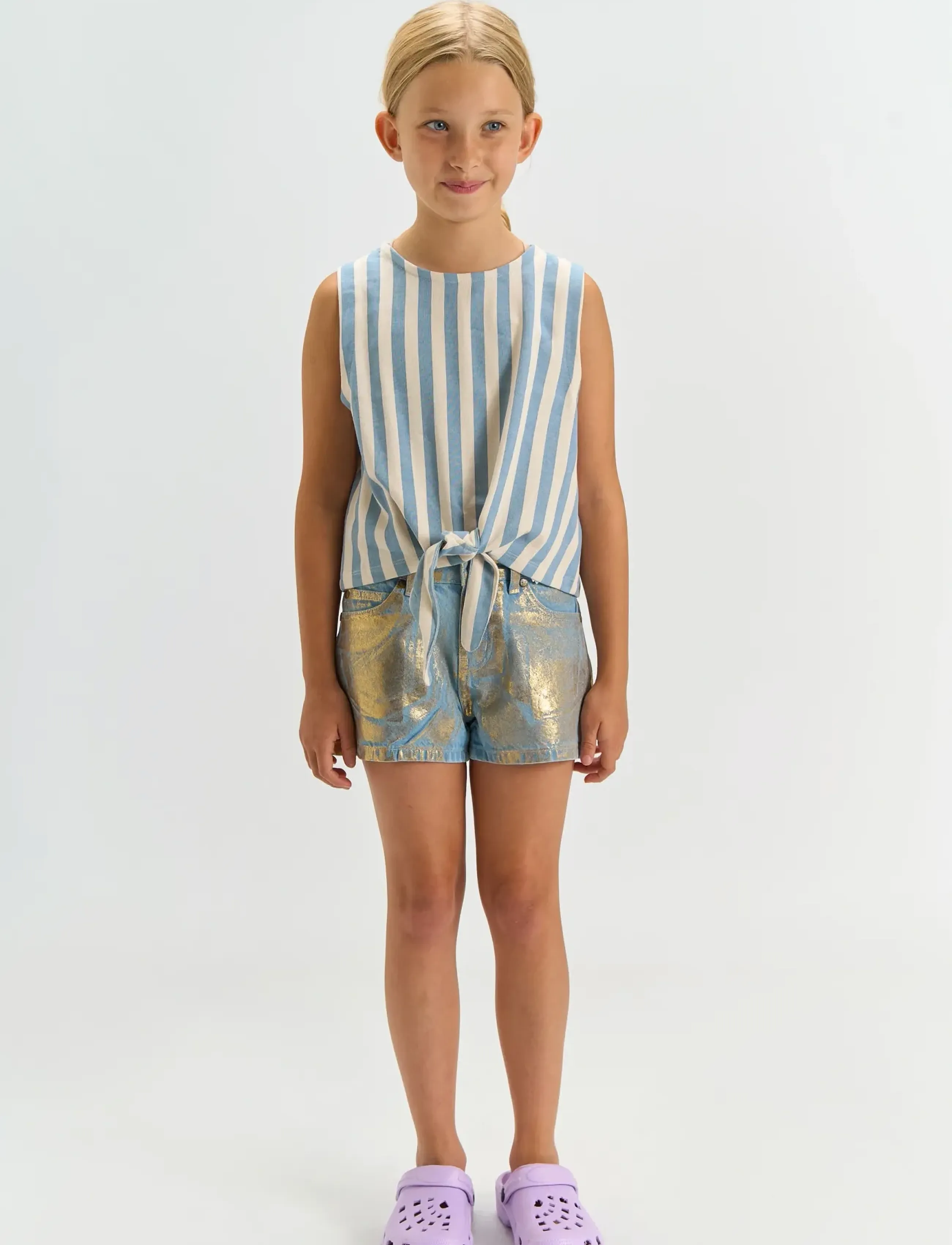 The New TNTalia S_L Top - Toppar & T-shirts - FOREVER BLUE STRIPED / blue