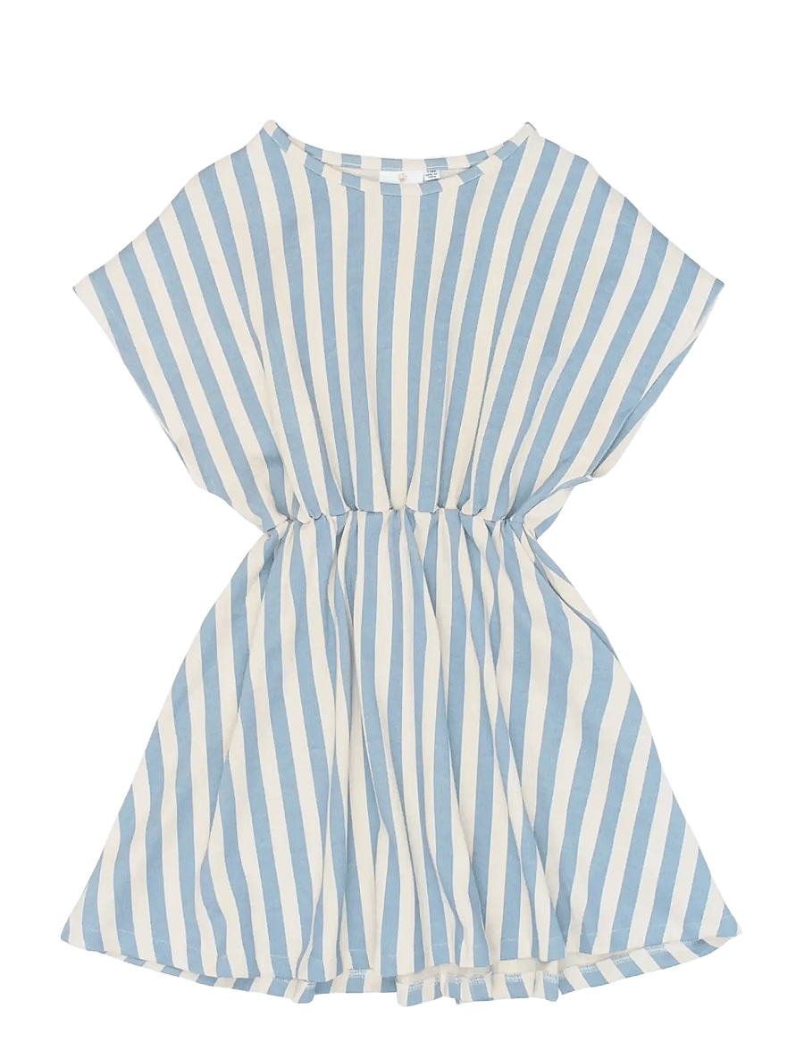 The New - TNTalia S_S Dress - kortærmede hverdagskjoler - forever blue striped - 1