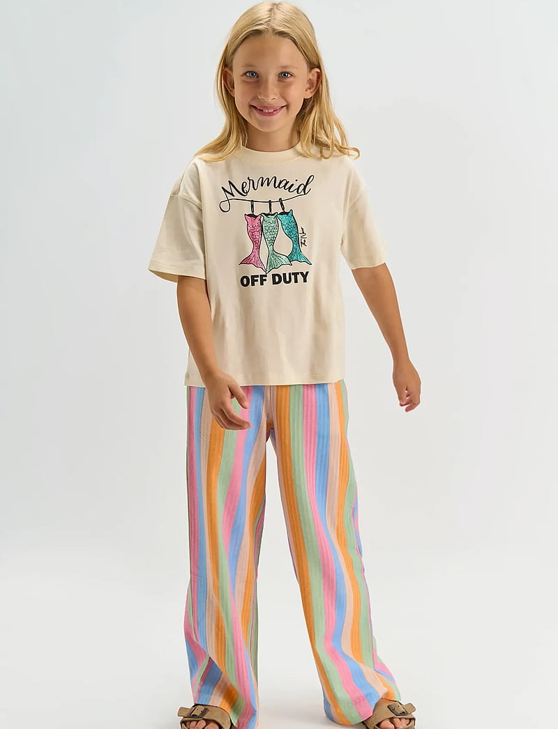 The New - TNTrace Wide Pants - bukser - multi striped - 0