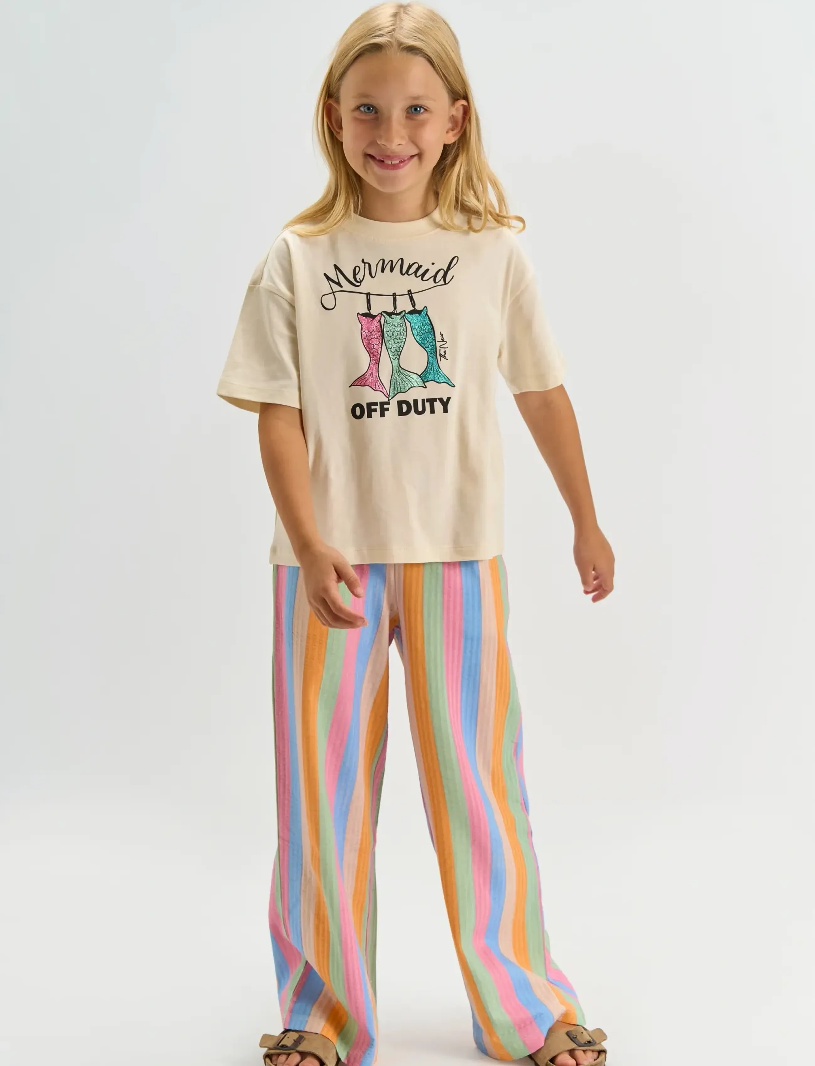 The New TNTrace Wide Pants - Underdele - MULTI STRIPED / multi