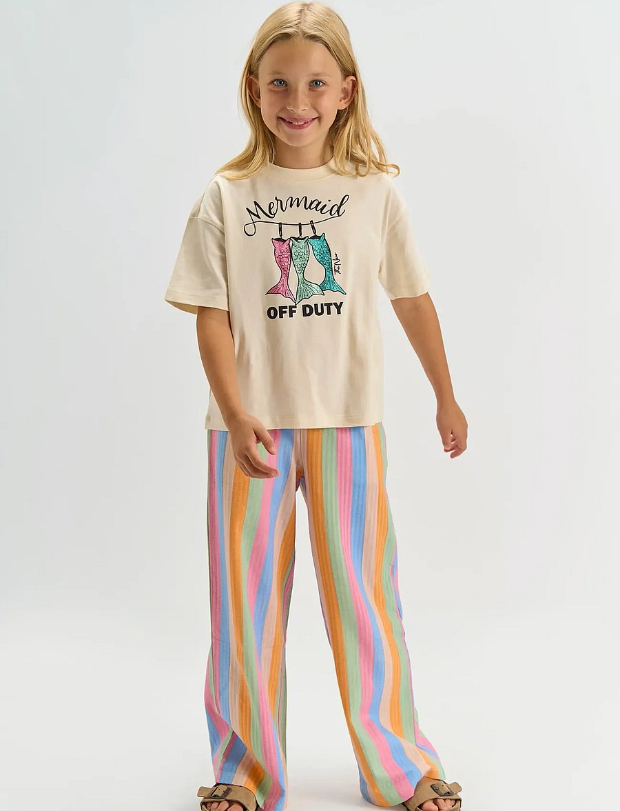 The New - TNTrace Wide Pants - byxor - multi striped - 0