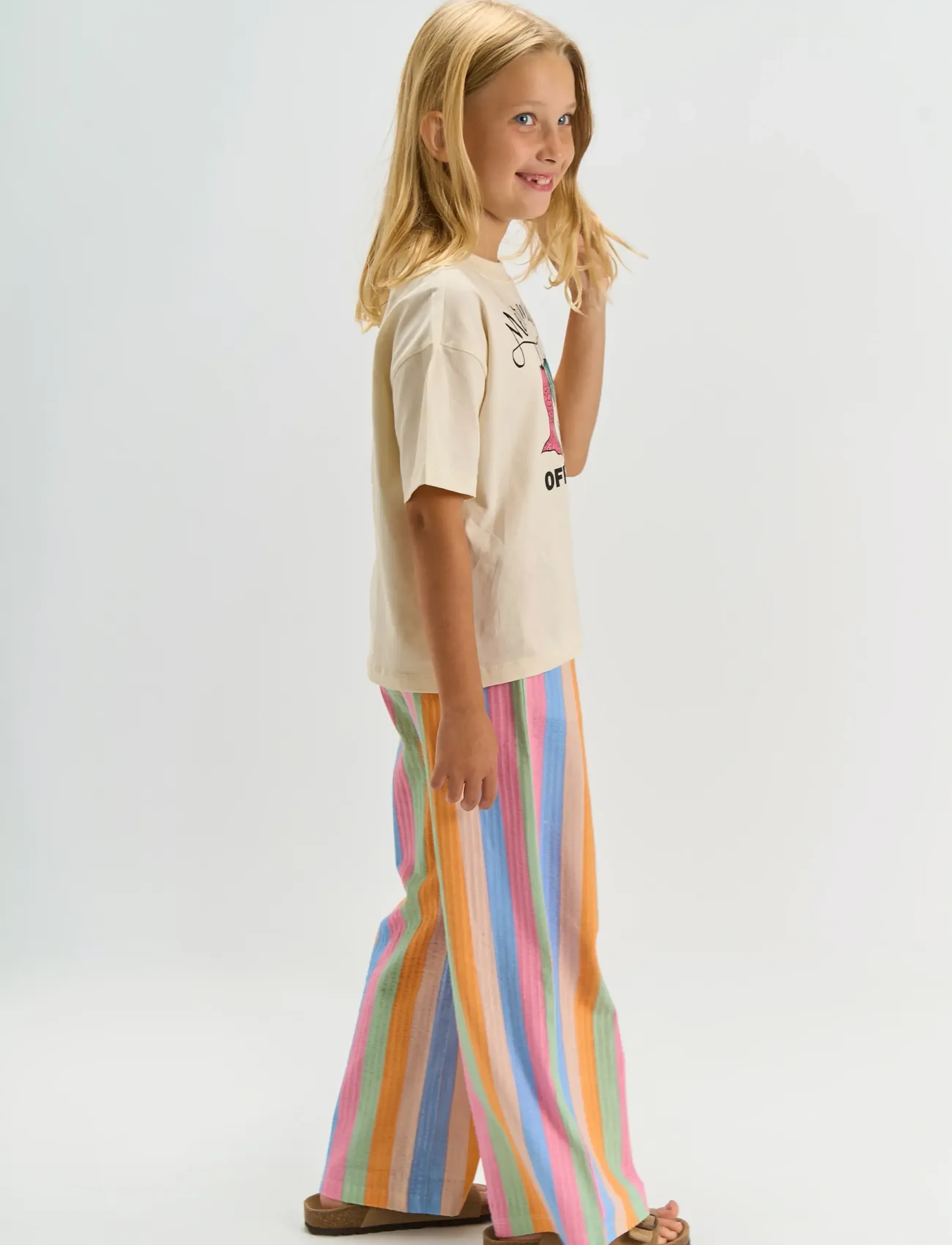 The New - TNTrace Wide Pants - byxor - multi striped - 3
