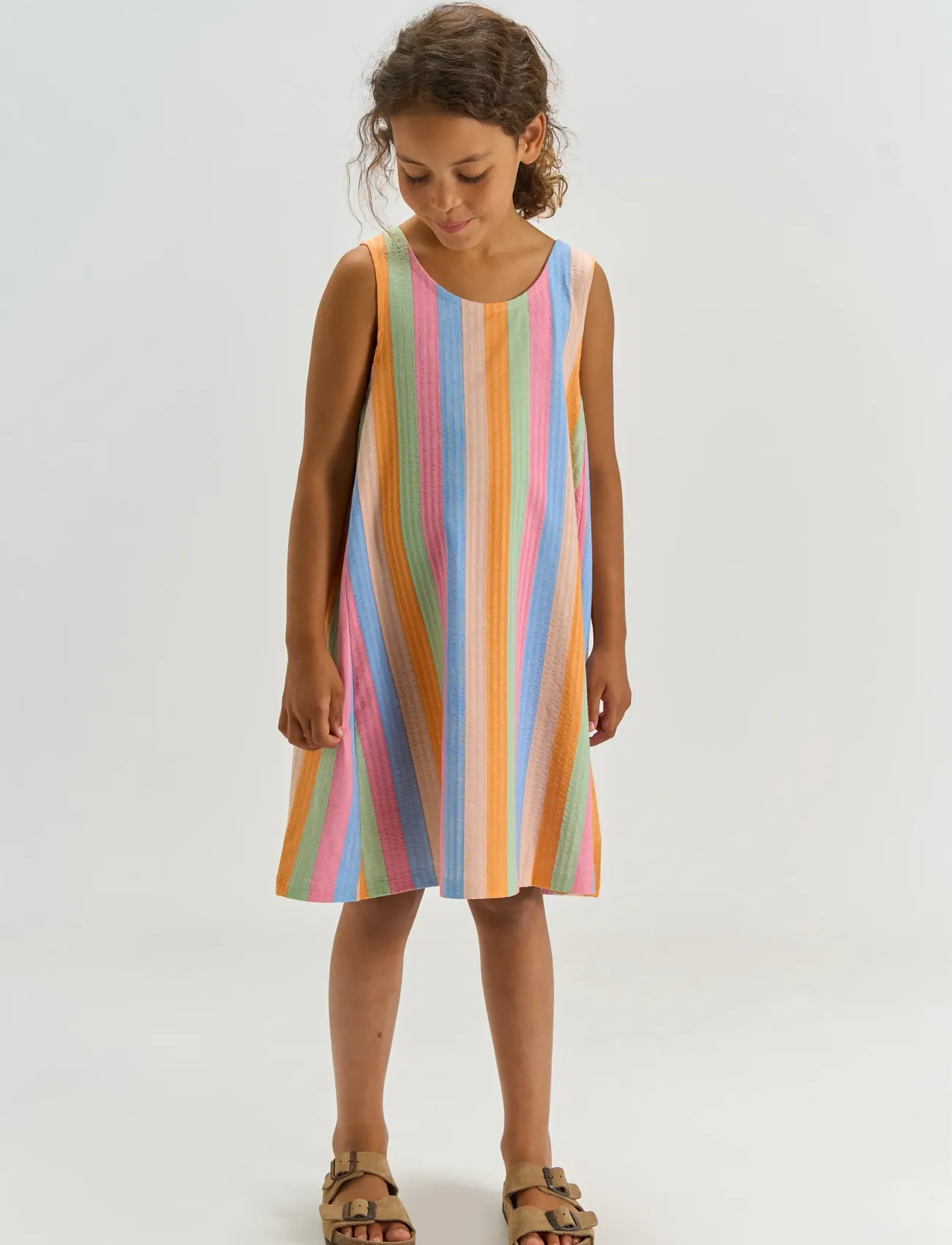 The New Tntrace S_L Dress, 158/164, Multi/patterned, Fritidskjoler > Fritidskjoler Uden Ærmer, Børn