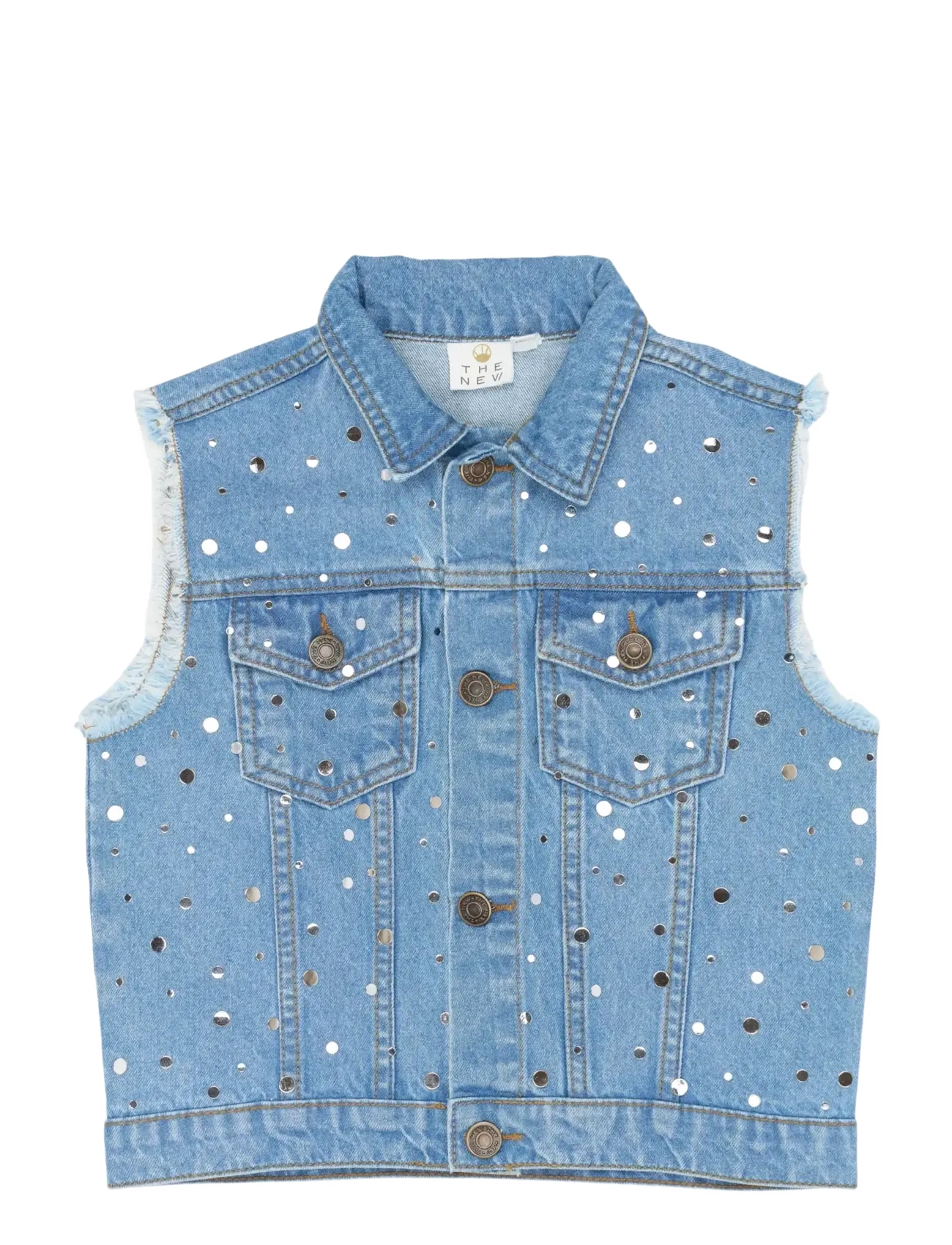 The New TNRomina Denim Vest - Veste - LIGHT BLUE DENIM / blue