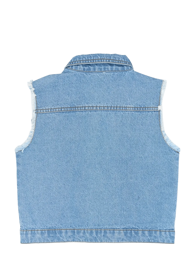 The New - TNRomina Denim Vest - veste - light blue denim - 2