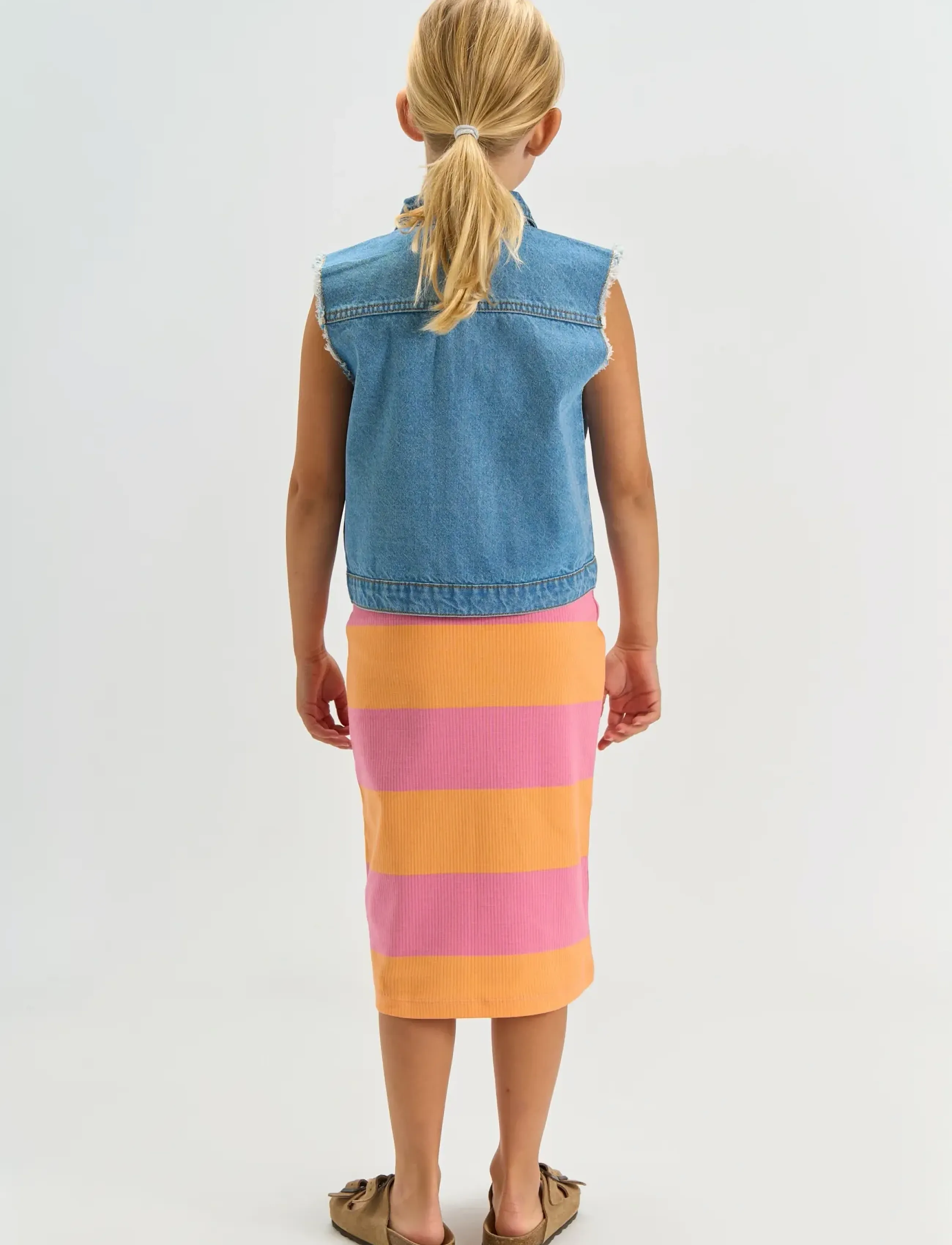 The New - TNRomina Denim Vest - vestid - light blue denim - 4