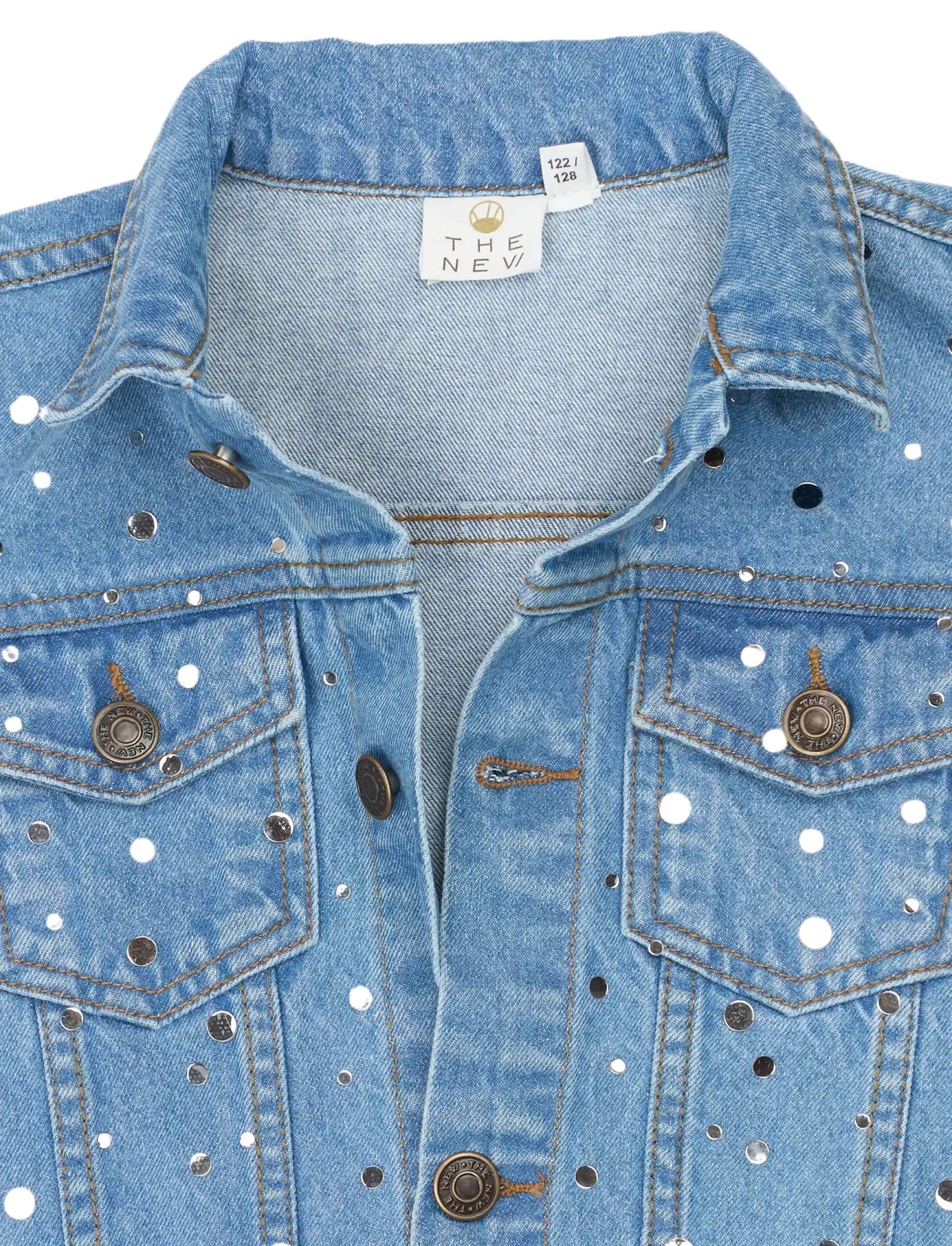 The New - TNRomina Denim Vest - vestid - light blue denim - 5