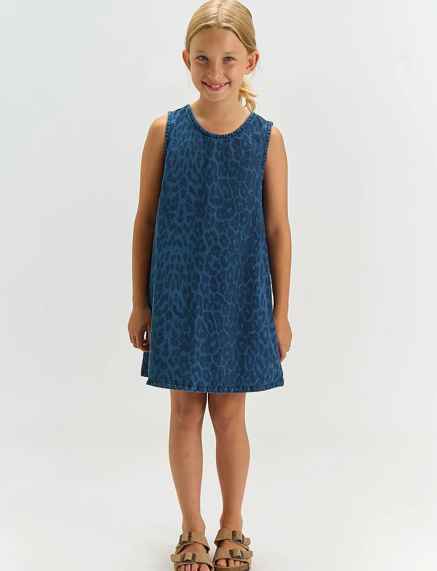 The New - TNPrima S_L Denim Dress - Ærmeløse hverdagskjoler - medium blue denim - 0