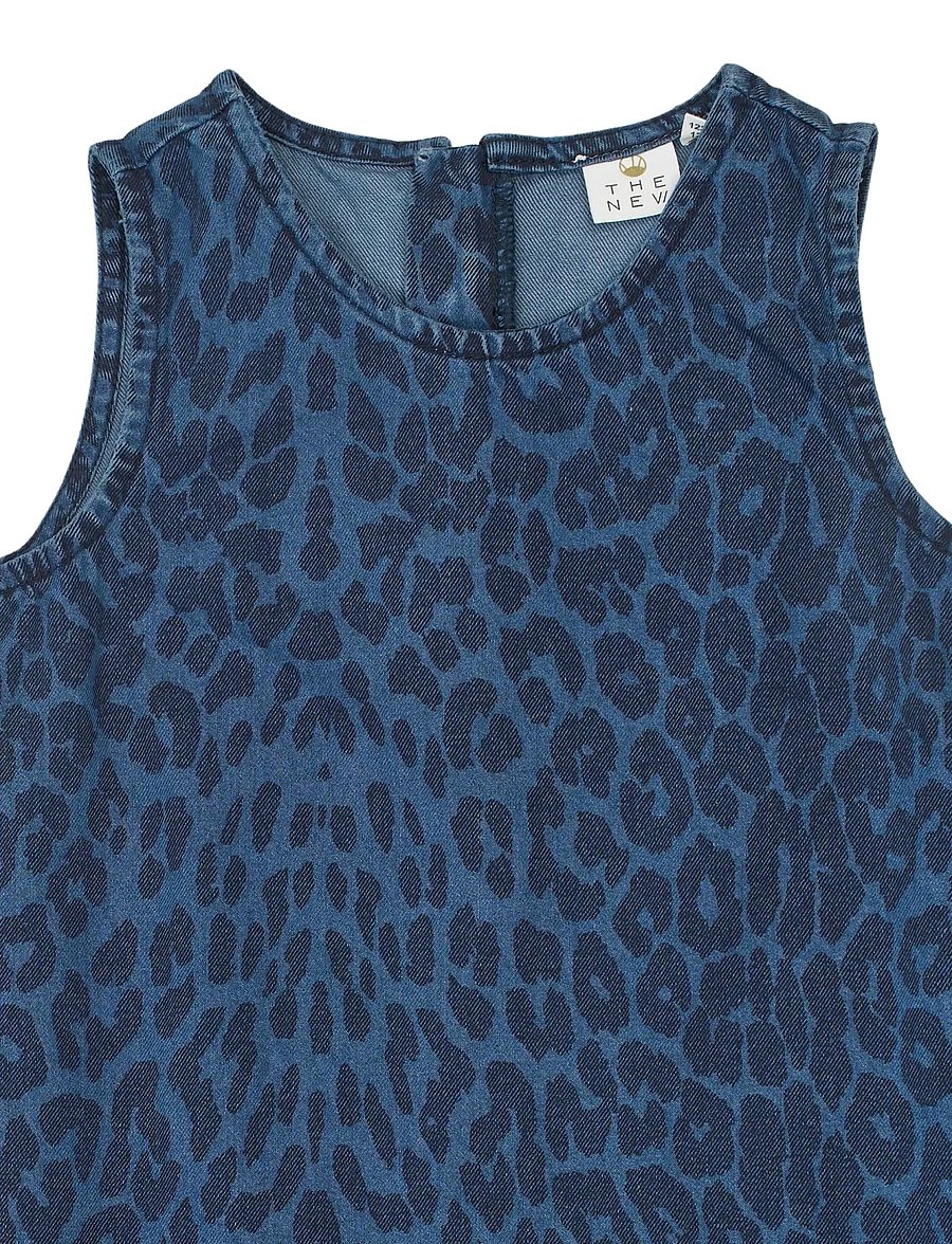 The New - TNPrima S_L Denim Dress - Ærmeløse hverdagskjoler - medium blue denim - 4