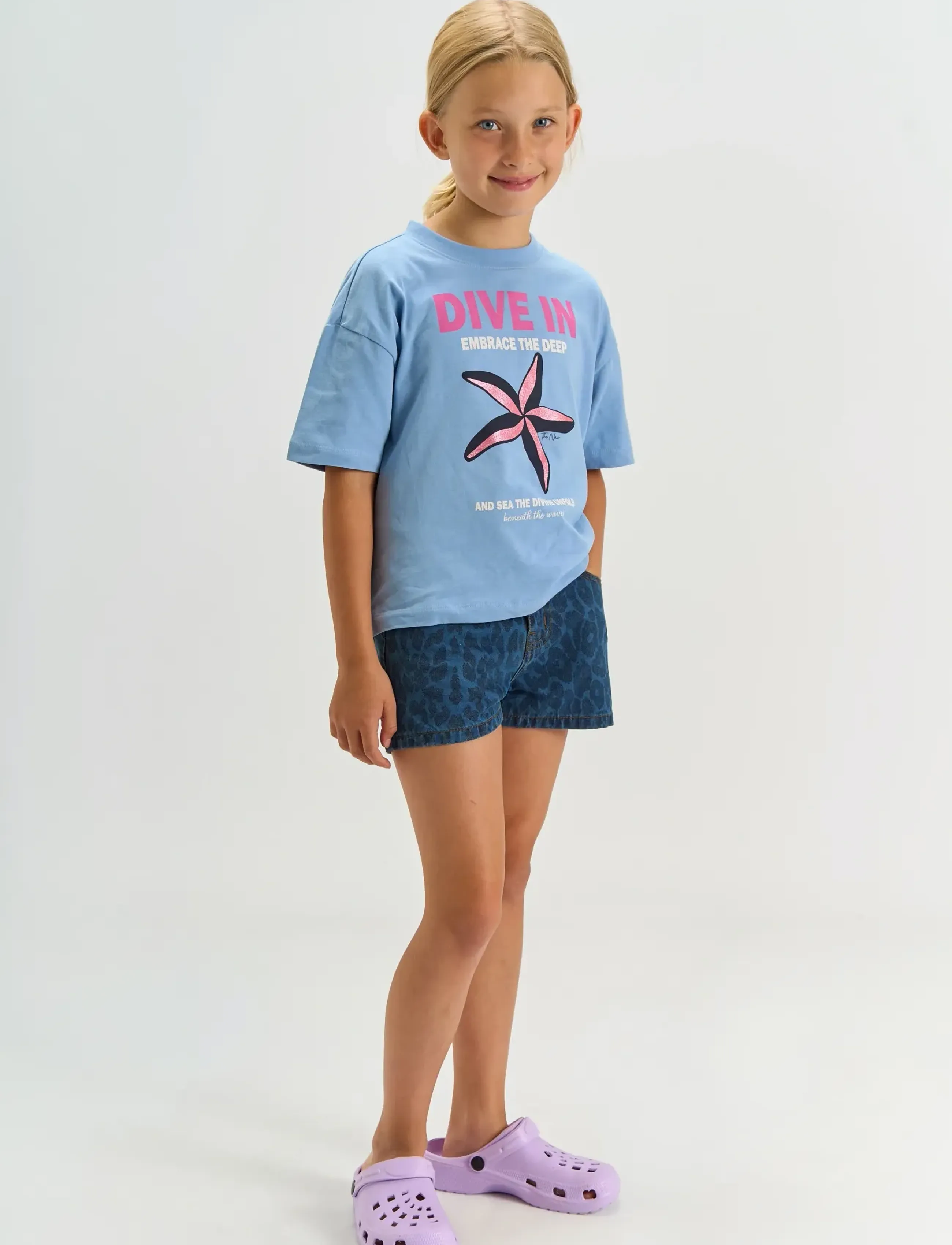 The New - TNPrima Regular Fit Denim Shorts - lühikesed teksapüksid - medium blue denim aop - 3