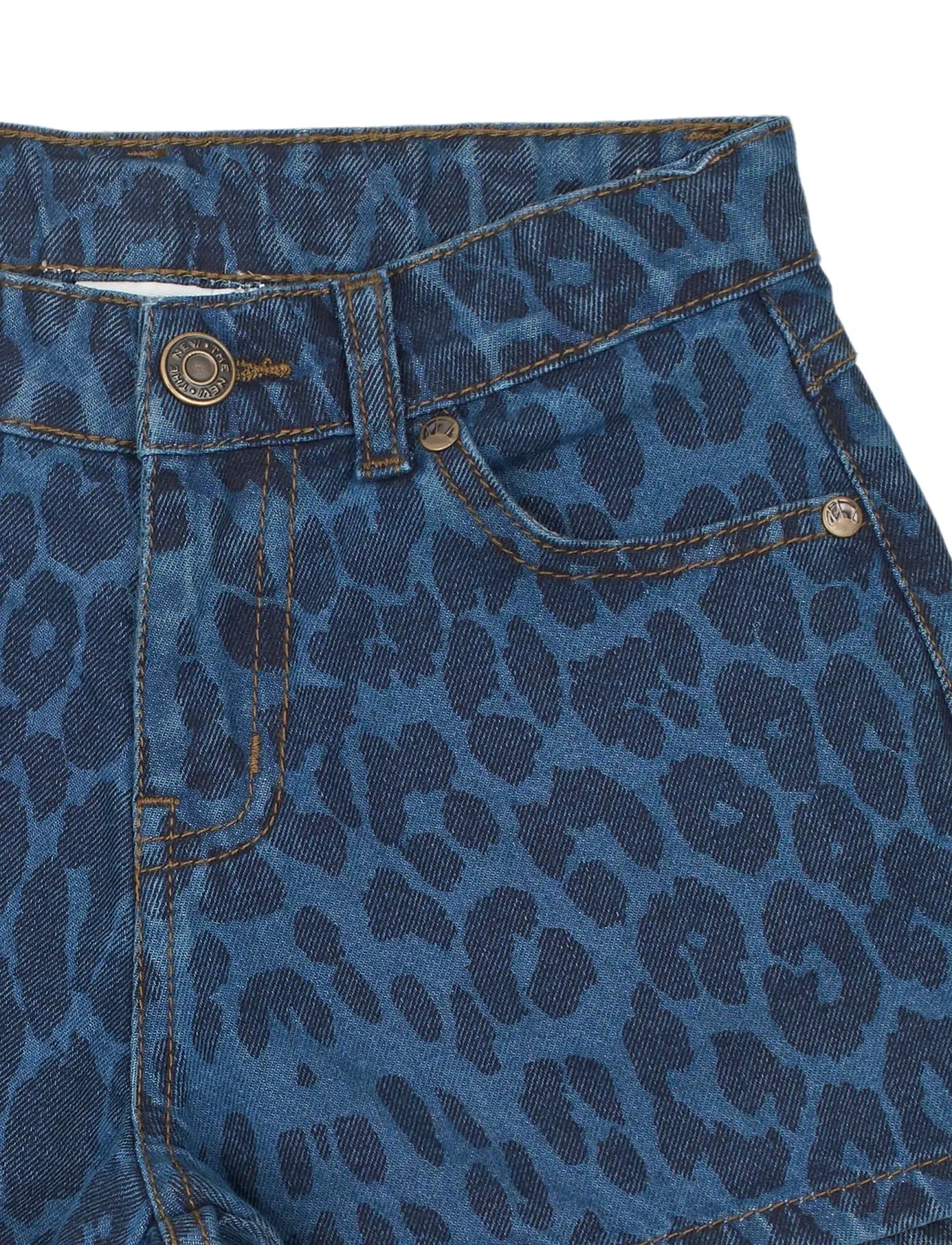 The New - TNPrima Regular Fit Denim Shorts - lühikesed teksapüksid - medium blue denim aop - 5