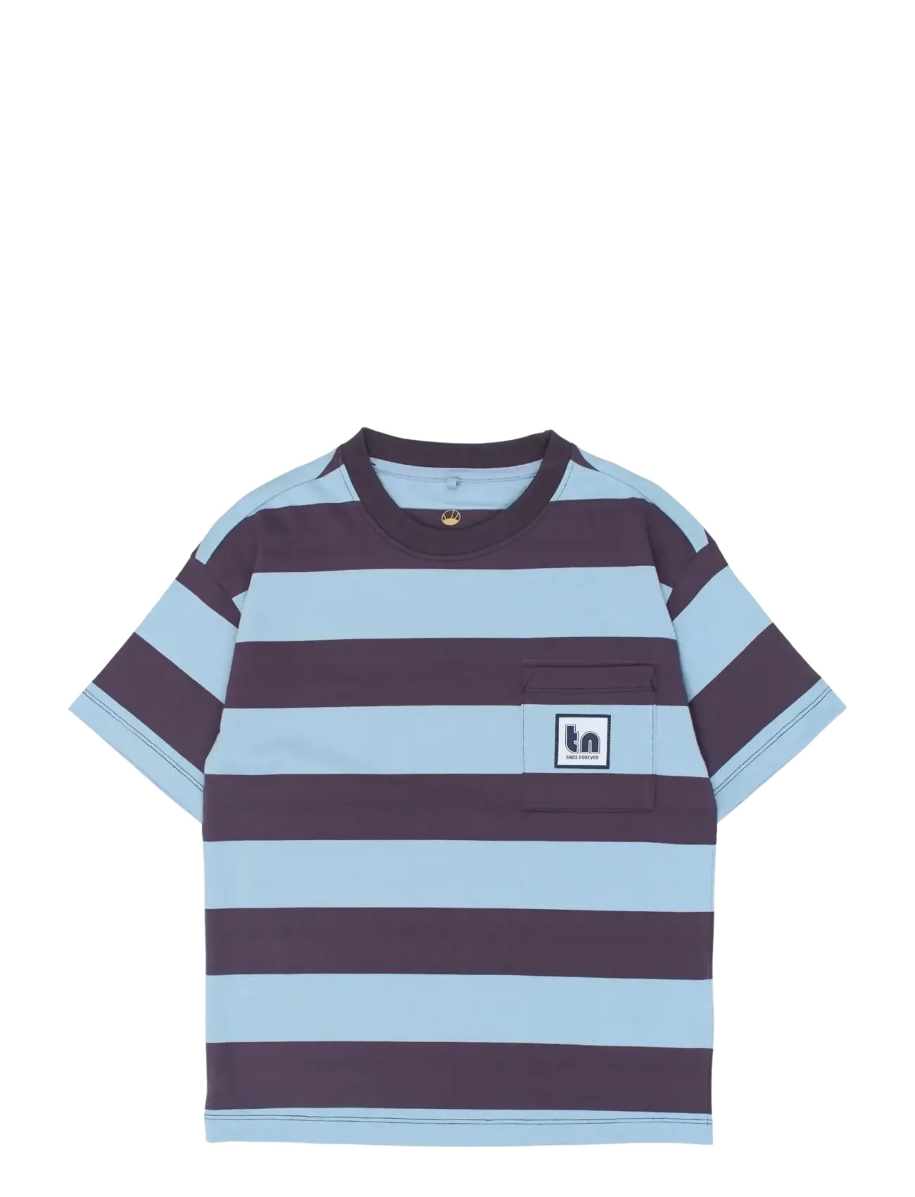 The New TNThomson OS S_S Tee - Alussärgid - FOREVER BLUE STRIPED / blue