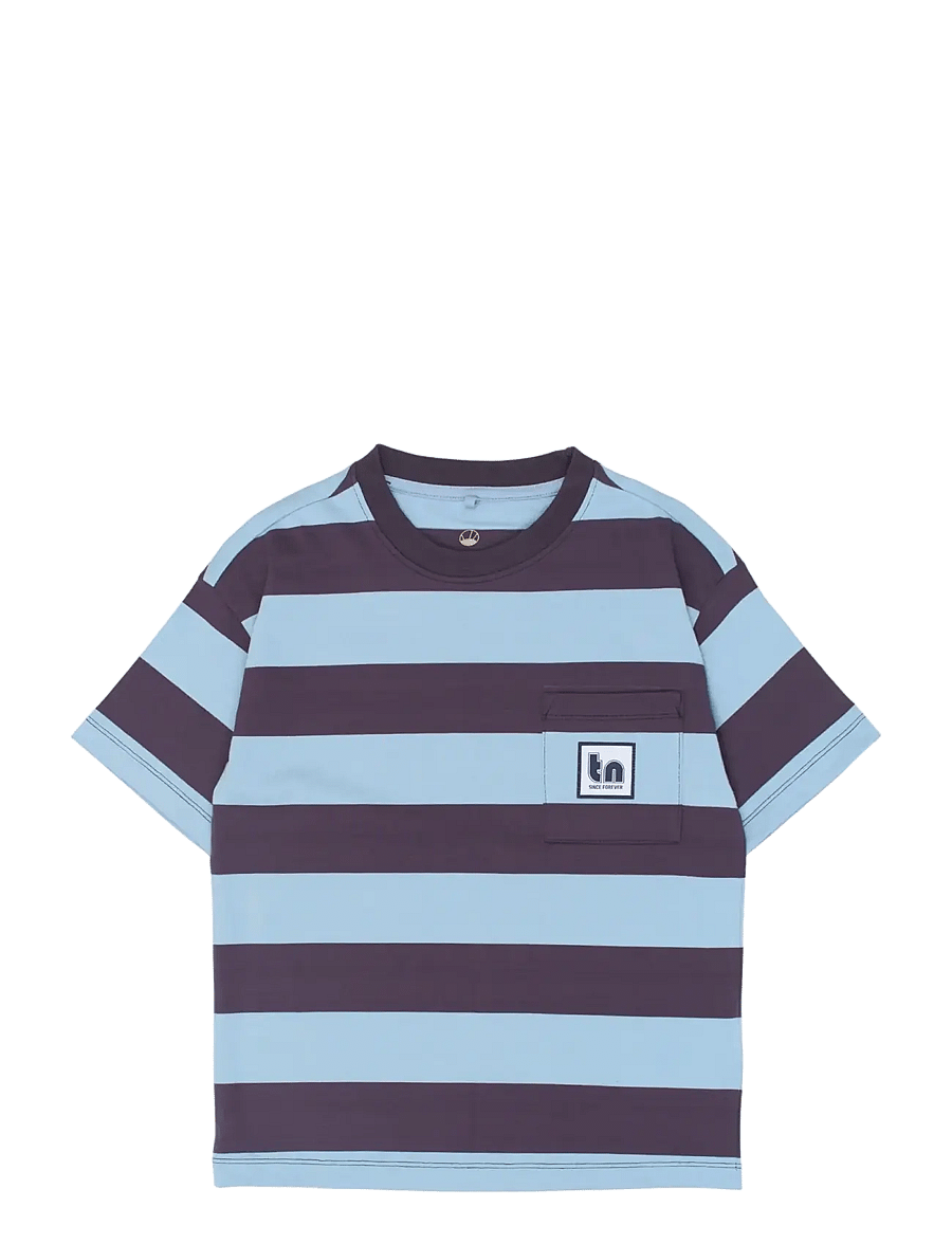 The New - TNThomson OS S_S Tee - lühikeste varrukatega t-särgid - forever blue striped - 1