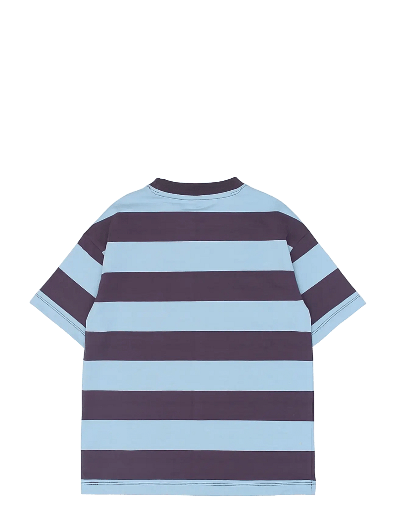 The New - TNThomson OS S_S Tee - kortærmede t-shirts - forever blue striped - 2