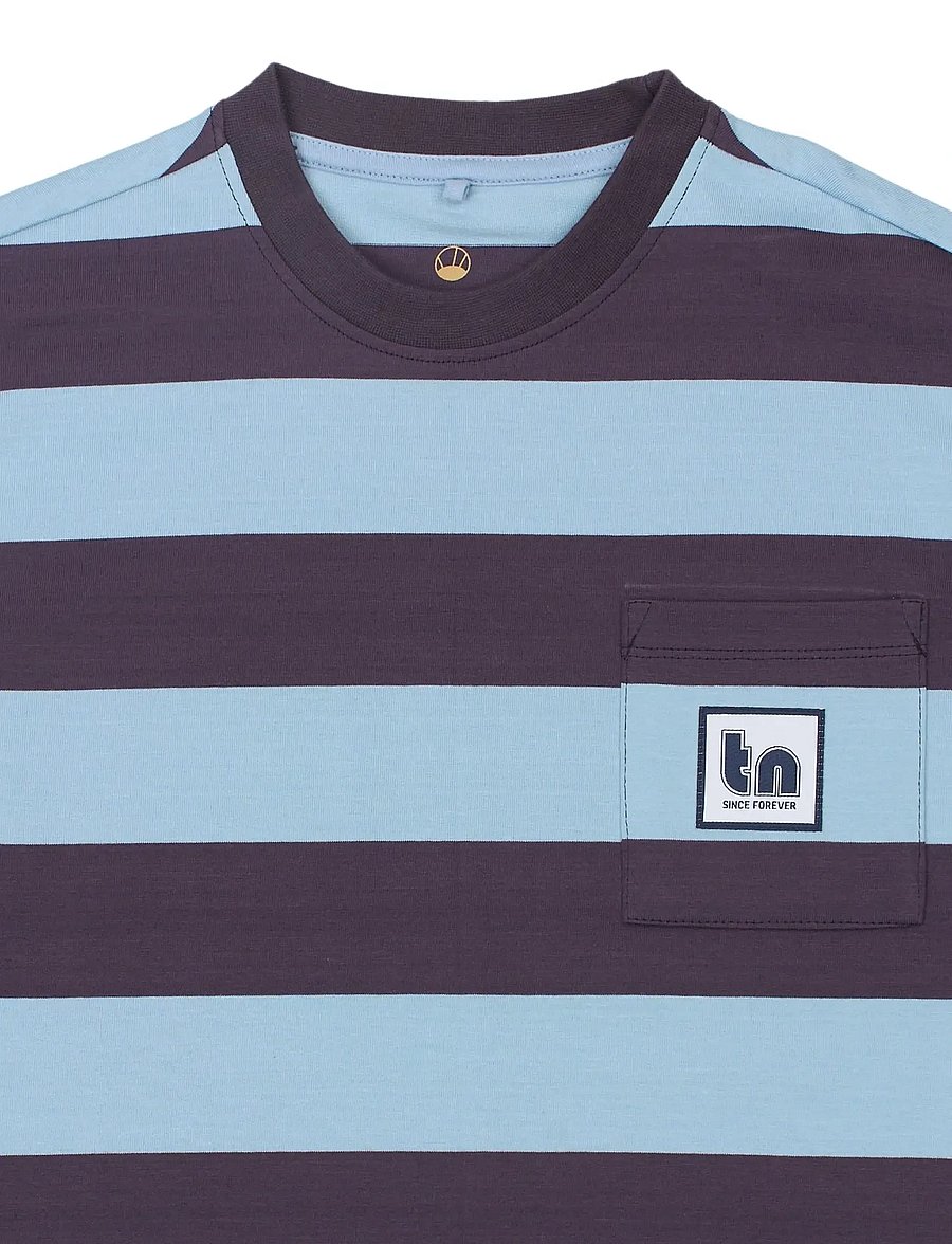 The New - TNThomson OS S_S Tee - lühikeste varrukatega t-särgid - forever blue striped - 5