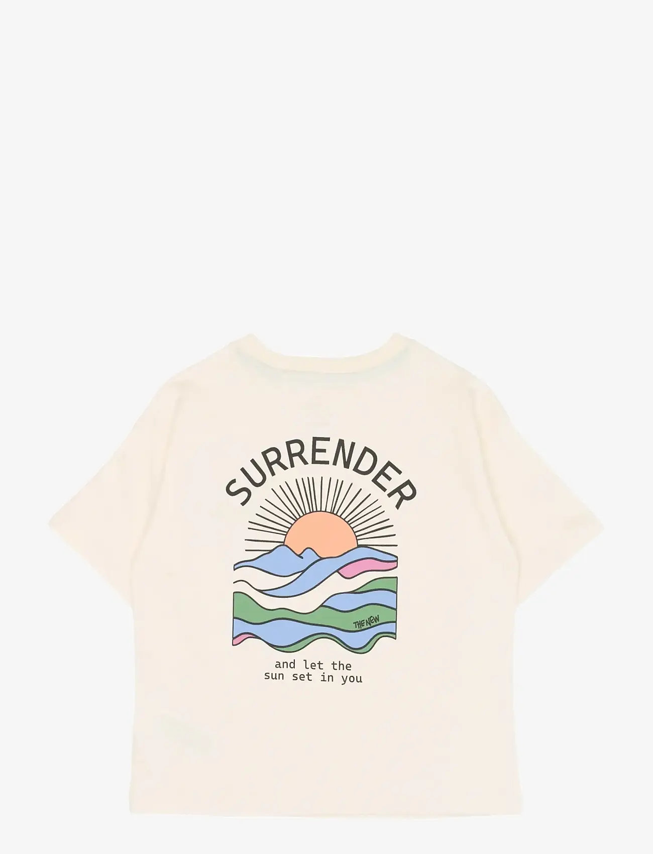 The New - TNTuck OS S_S Tee - kurzärmelige - gardenia - 2