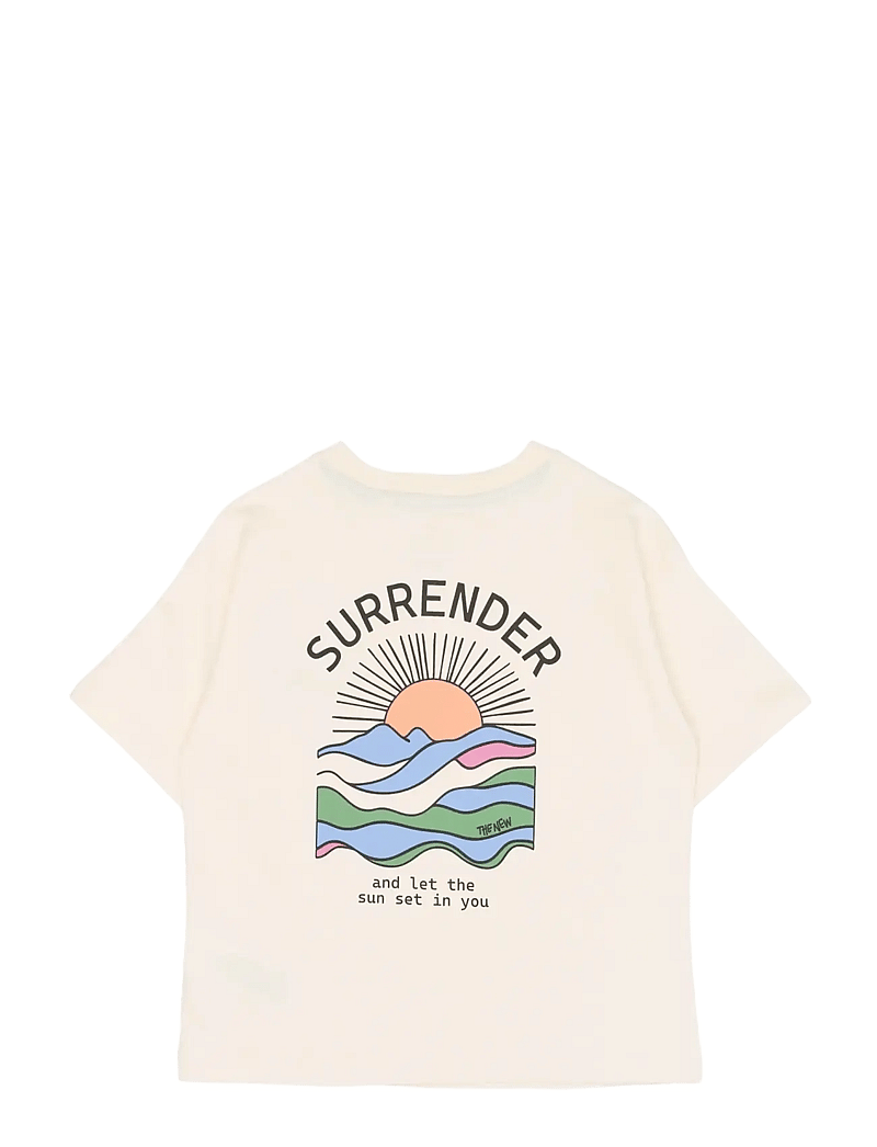 The New - TNTuck OS S_S Tee - kurzärmelige - gardenia - 2